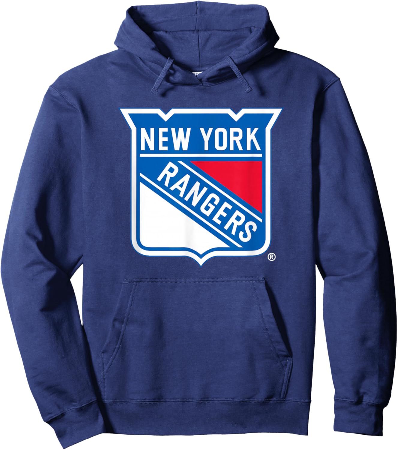 New York Rangers Icon Officially Licensed Hoodie - Hoodie | Navy