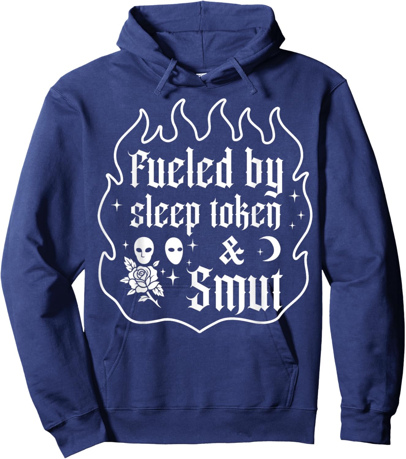 Fueled by Sleep Token and Smut Funny Hoodie - Hoodie | Navy
