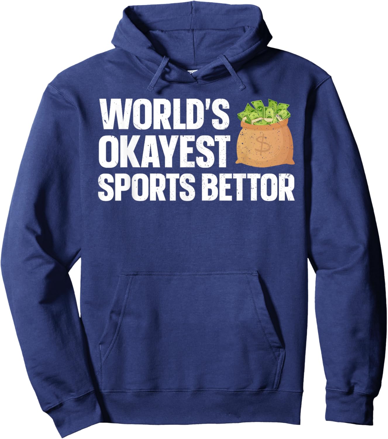 Funny Sports Betting Design Women Sports Gambler Hoodie - Hoodie | Navy