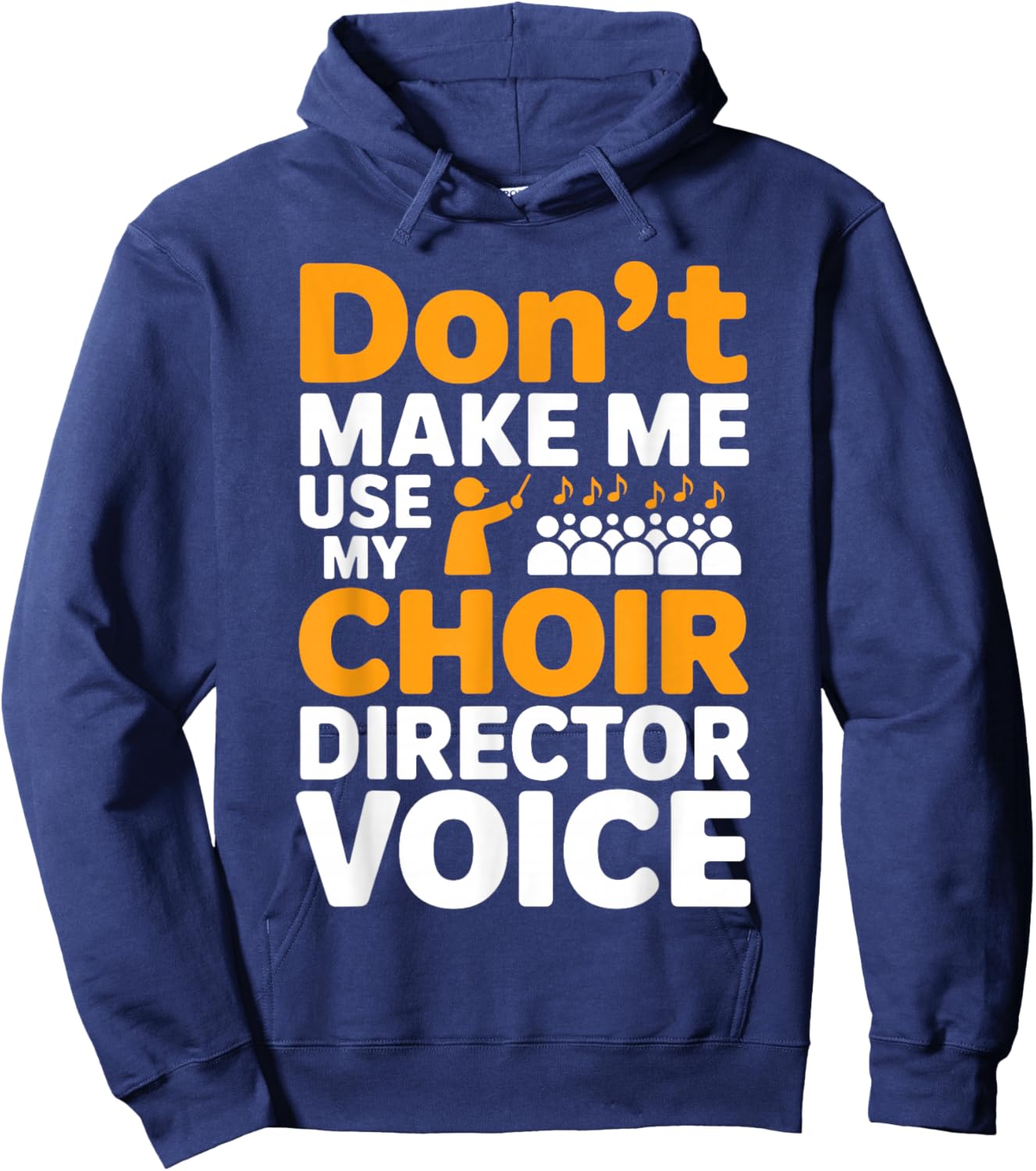 Funny Choir Director Art Women Chorus Choir Director Hoodie - Hoodie | Navy