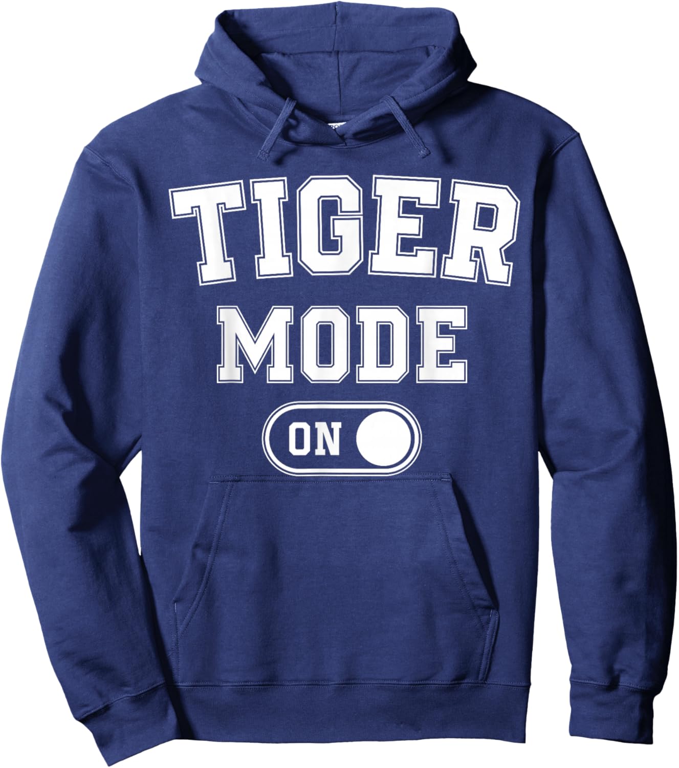 Tiger Mode On Costume Funny Striped Predator Gift Cat Lover Hoodie - Hoodie | Navy