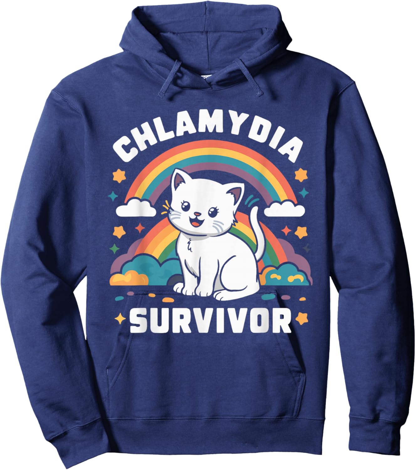 Chlamydia Survivor Hoodie - Hoodie | Navy