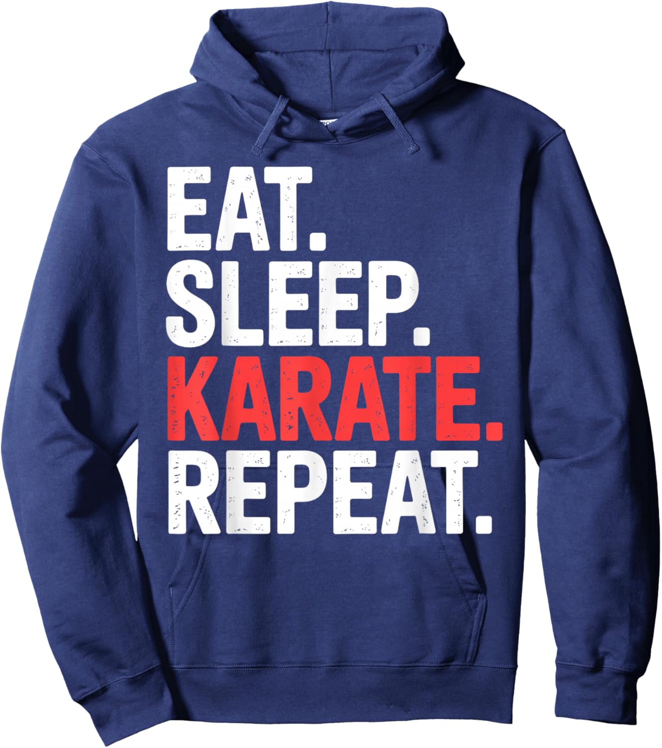 Funny Karate Design Women Kids Karateka Black Belt Hoodie - Hoodie | Navy