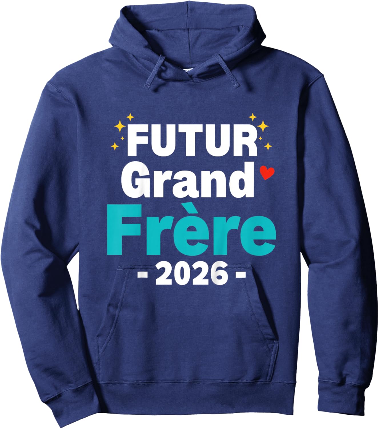 Kid I Will Be Big Brother 2026 Boy Future Big Brother Funny Hoodie - Hoodie | Navy