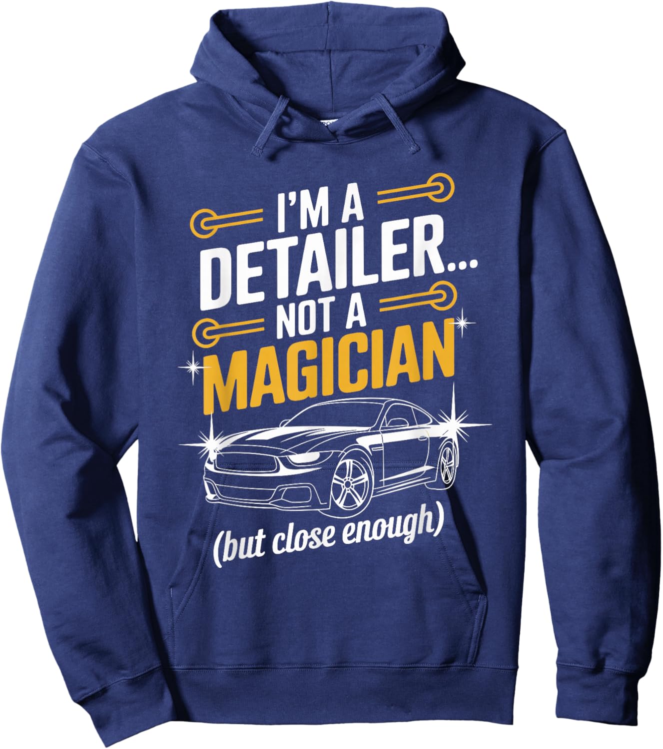 Car Detailing Professional Auto Care Expert Vehicle Cleaning Hoodie - Hoodie | Navy