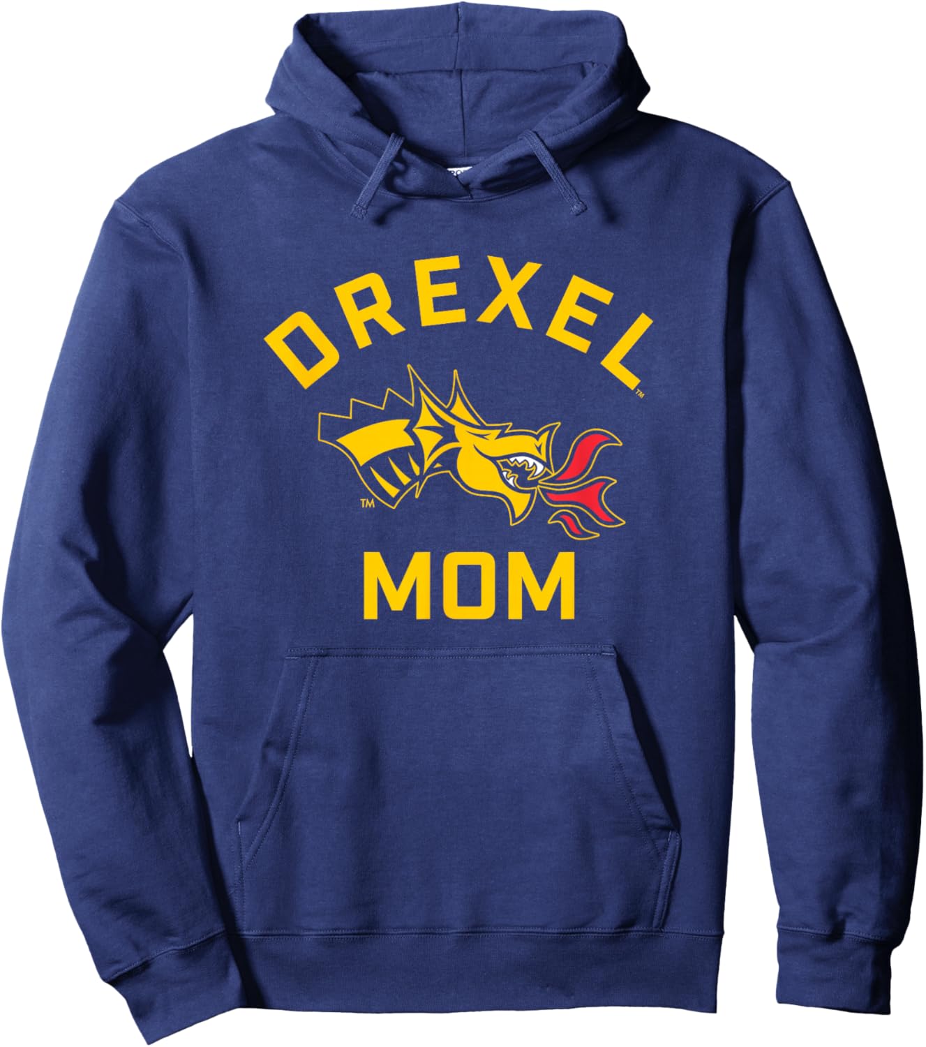 Drexel University Dragons Arched Mom Hoodie - Hoodie | Navy