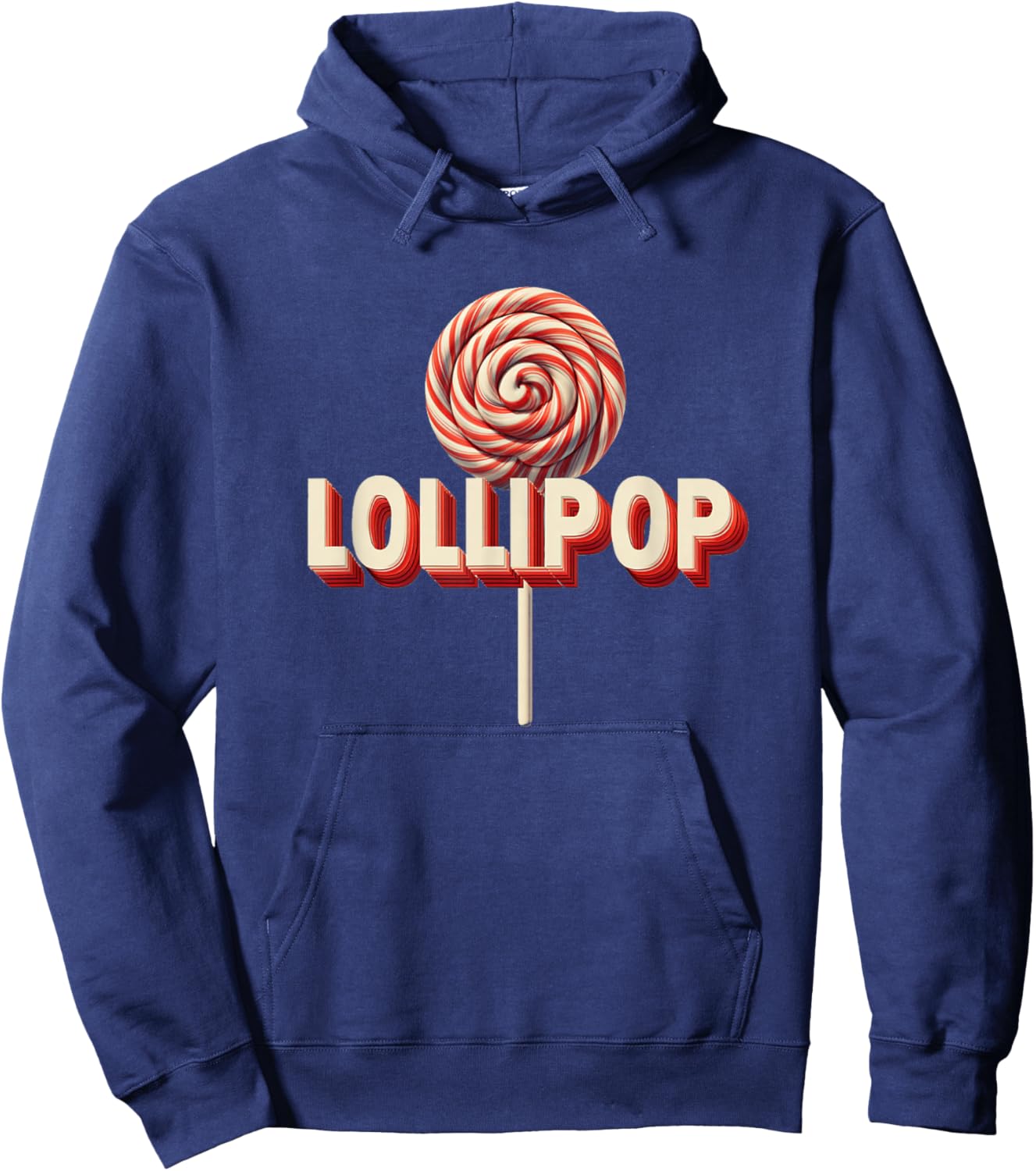 Funny Lollipop Graphic Costume for Boys and Girls Hoodie - Hoodie | Navy