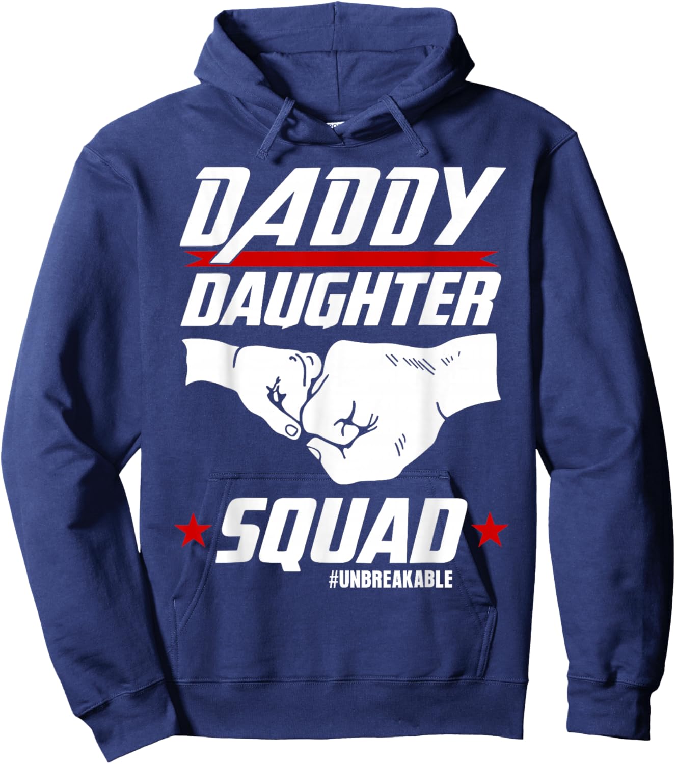 Daddy Daughter Squad Fathers Day Matching Dad and Daughter Hoodie - Hoodie | Navy