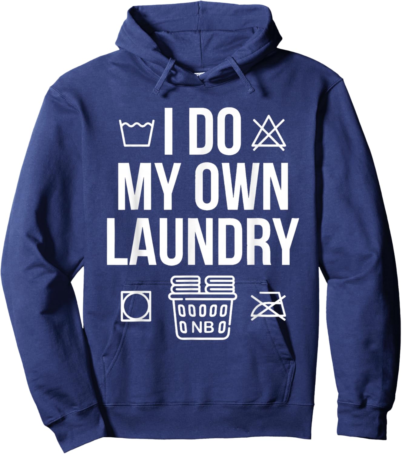 I Do My Own Laundry Funny Women Hoodie - Hoodie | Navy