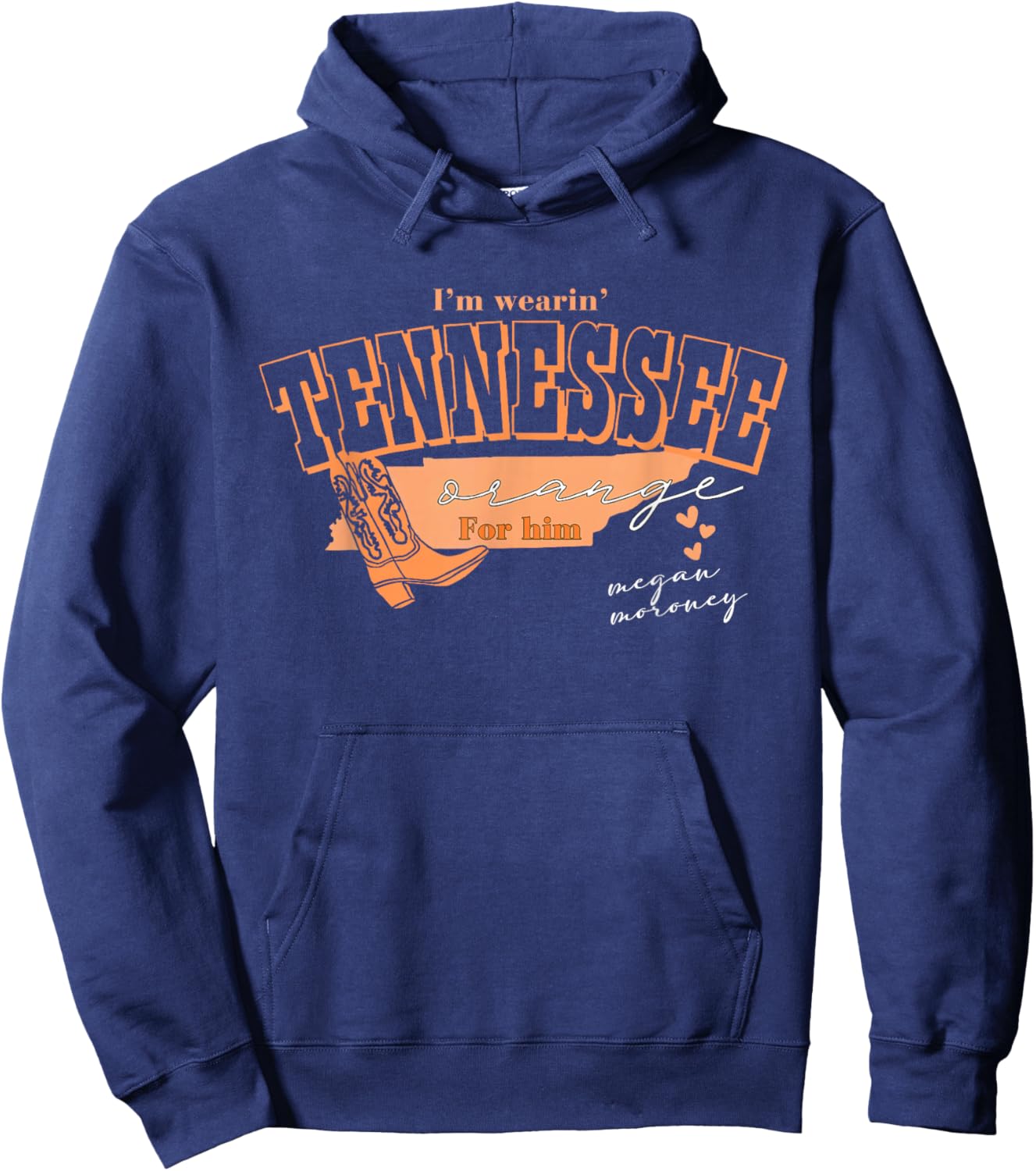 Im Wearing Tennessee Orange Hoodie - Hoodie | Navy