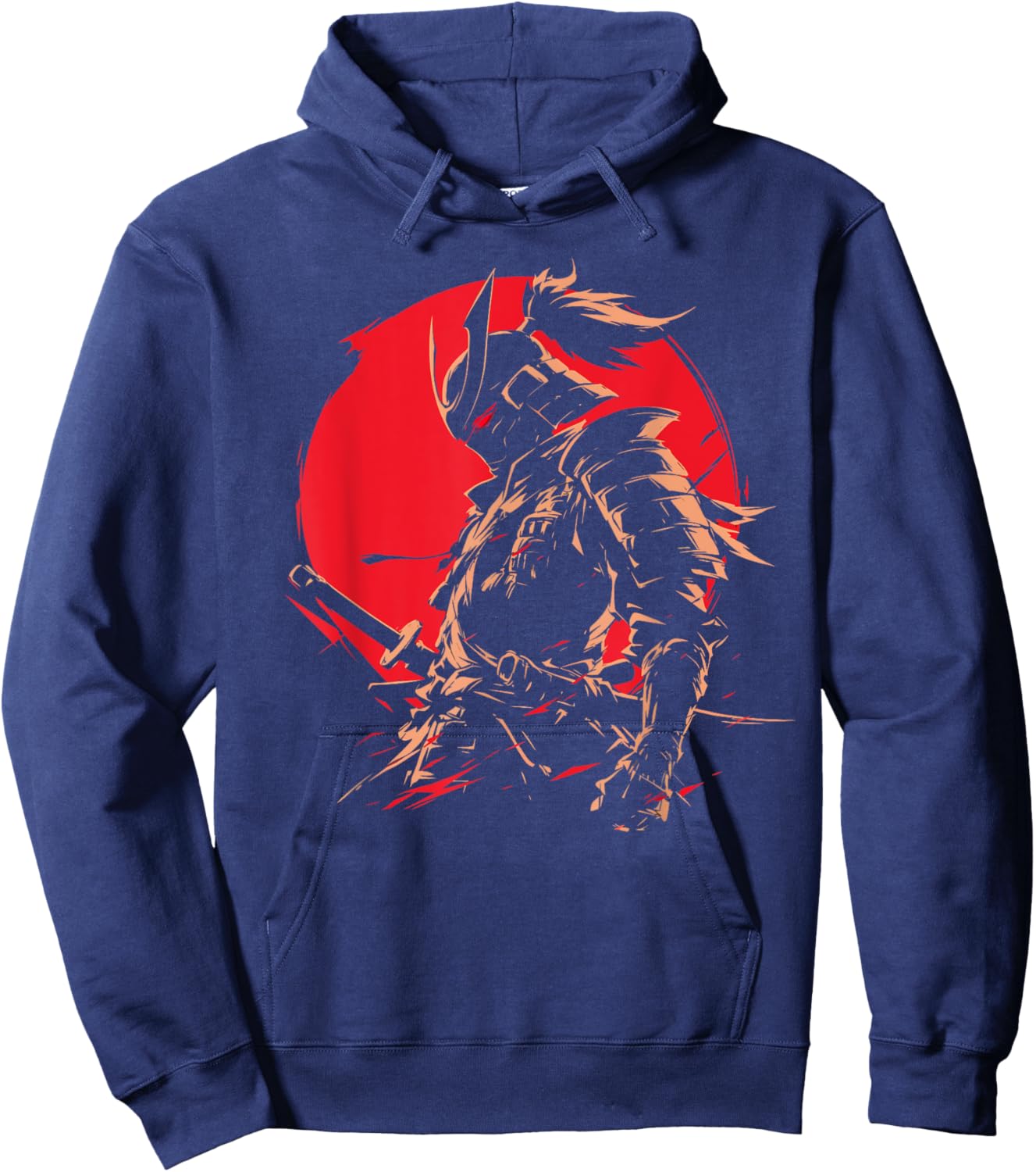 Aesthetic Vintage Samurai Japanese Art Samurai Retro Hoodie - Hoodie | Navy