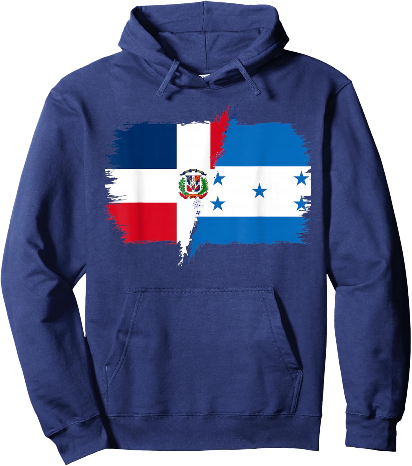 Half Dominican Half Honduran Dominican Republic Honduras Hoodie - Hoodie | Navy