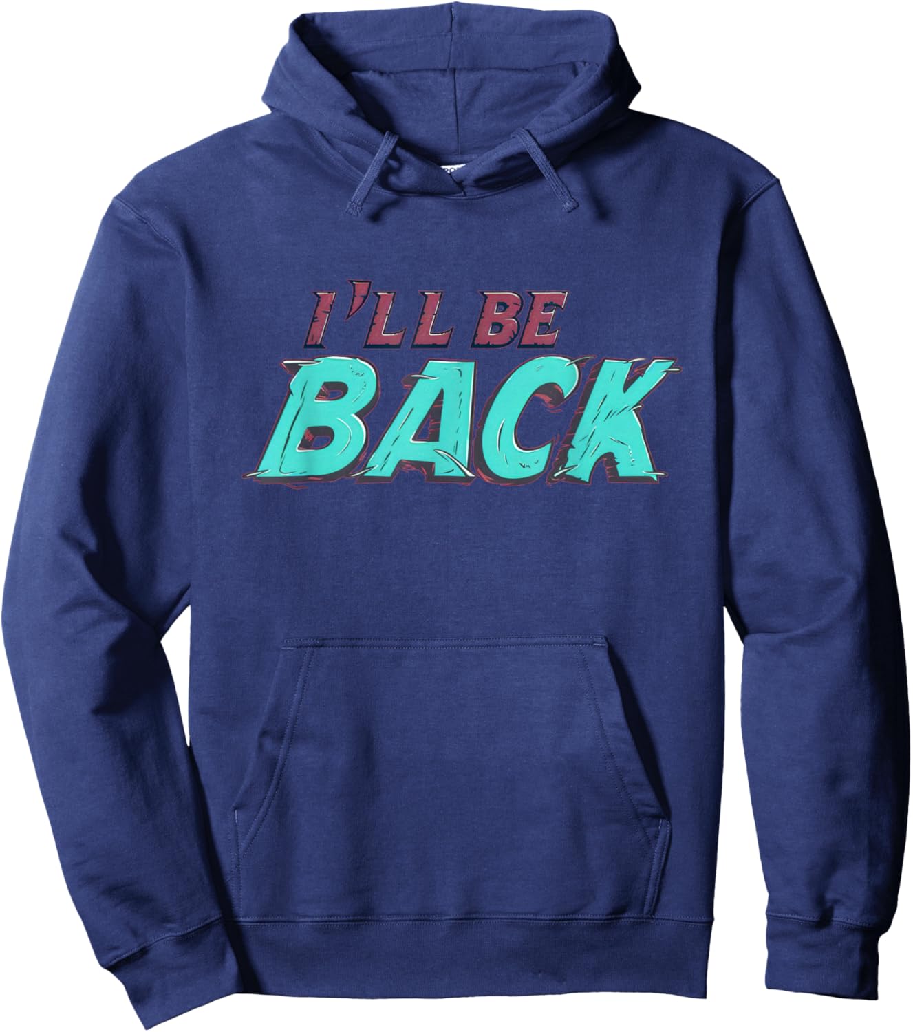 I'll be back Logo Costume Hoodie - Hoodie | Navy