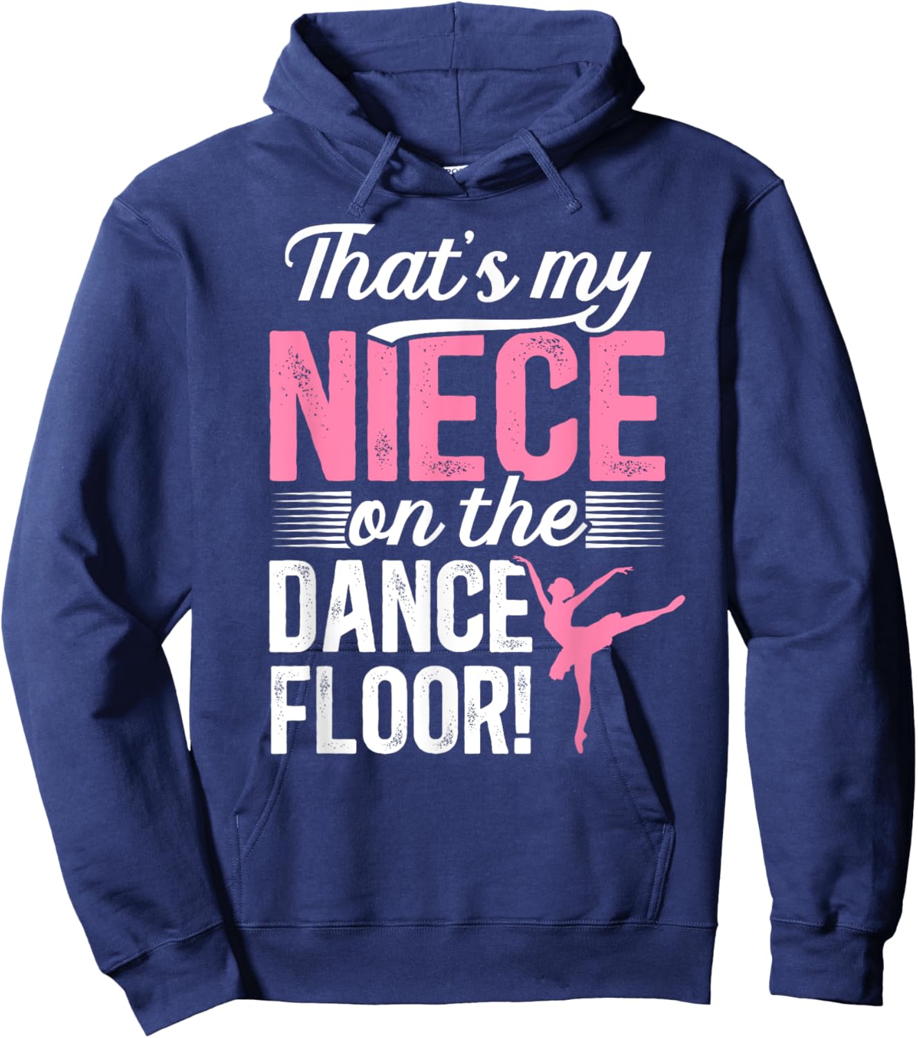 On The Dance Floor Dance Uncle Of A Dancer Uncle Hoodie - Hoodie | Navy