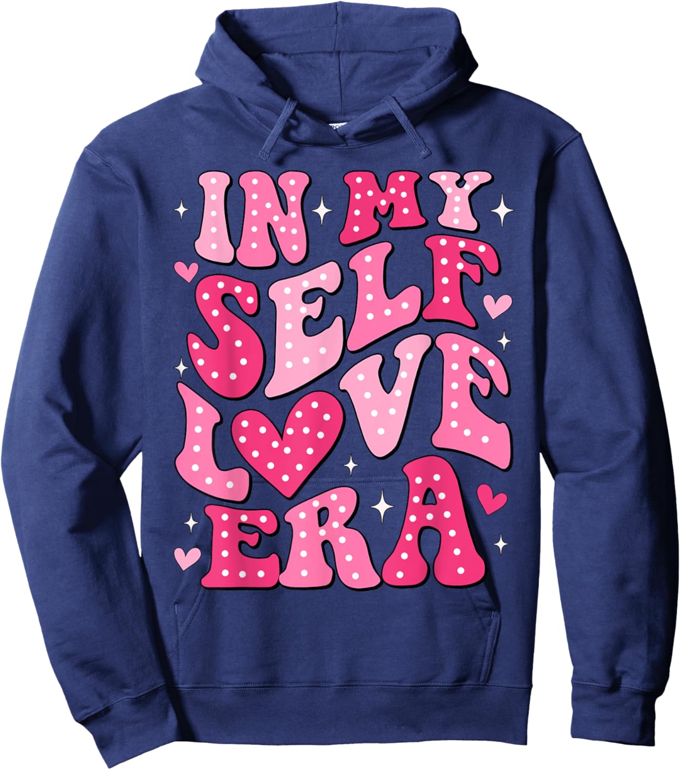 In My Self Love Era Valentines Day Self Love Club Women Girl Hoodie - Hoodie | Navy