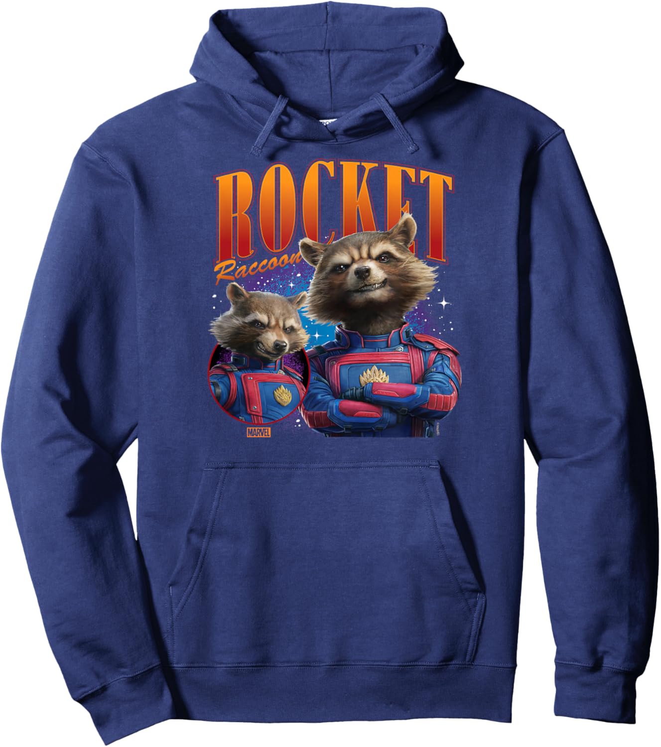 Guardians of The Galaxy - Rocket Racoon Bootleg Hoodie - Hoodie | Navy