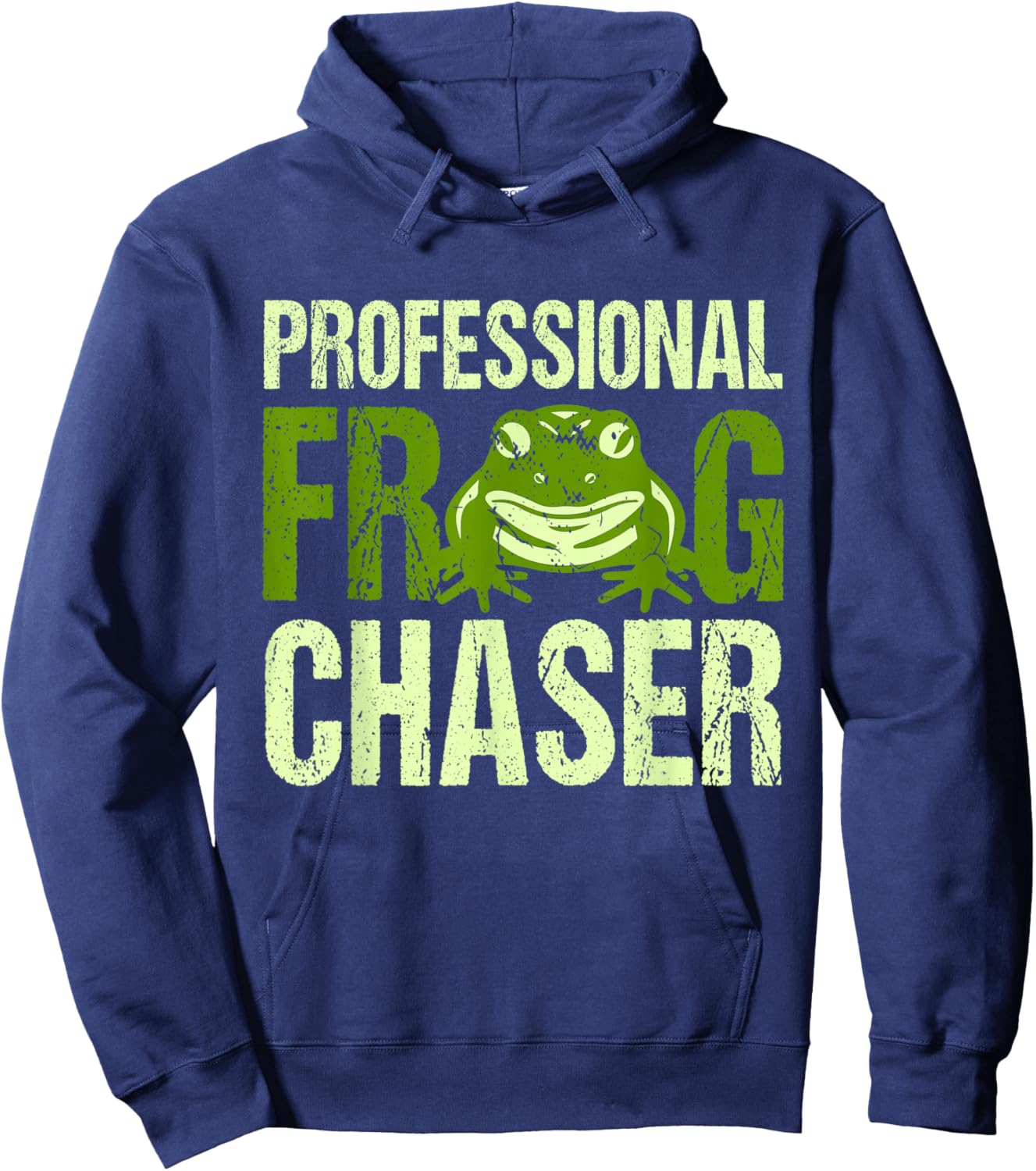 Frog Catcher Professional Frog Chaser Hoodie - Hoodie | Navy