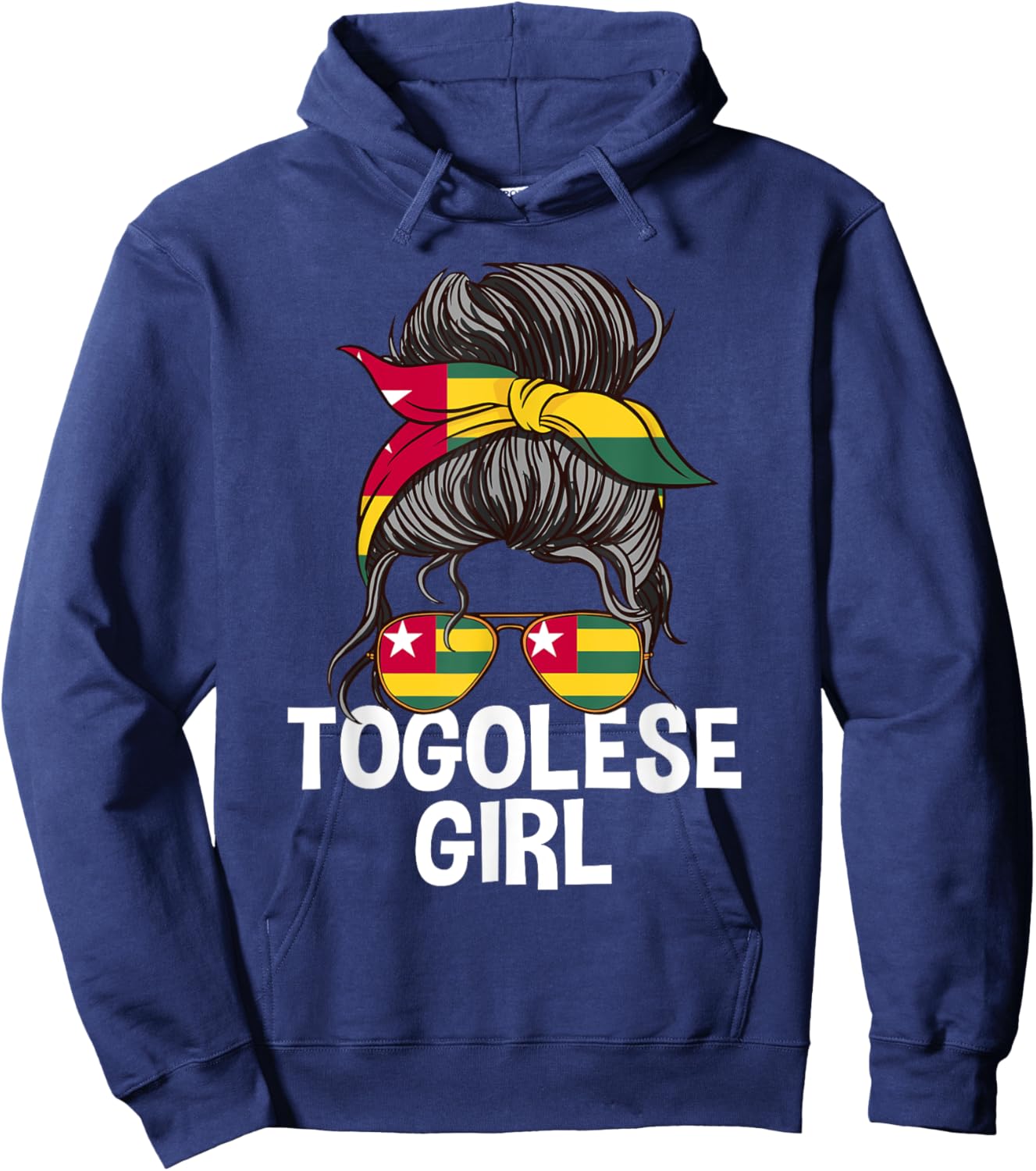 Togolese Chignon Proud Togo Women's Hoodie - Hoodie | Navy