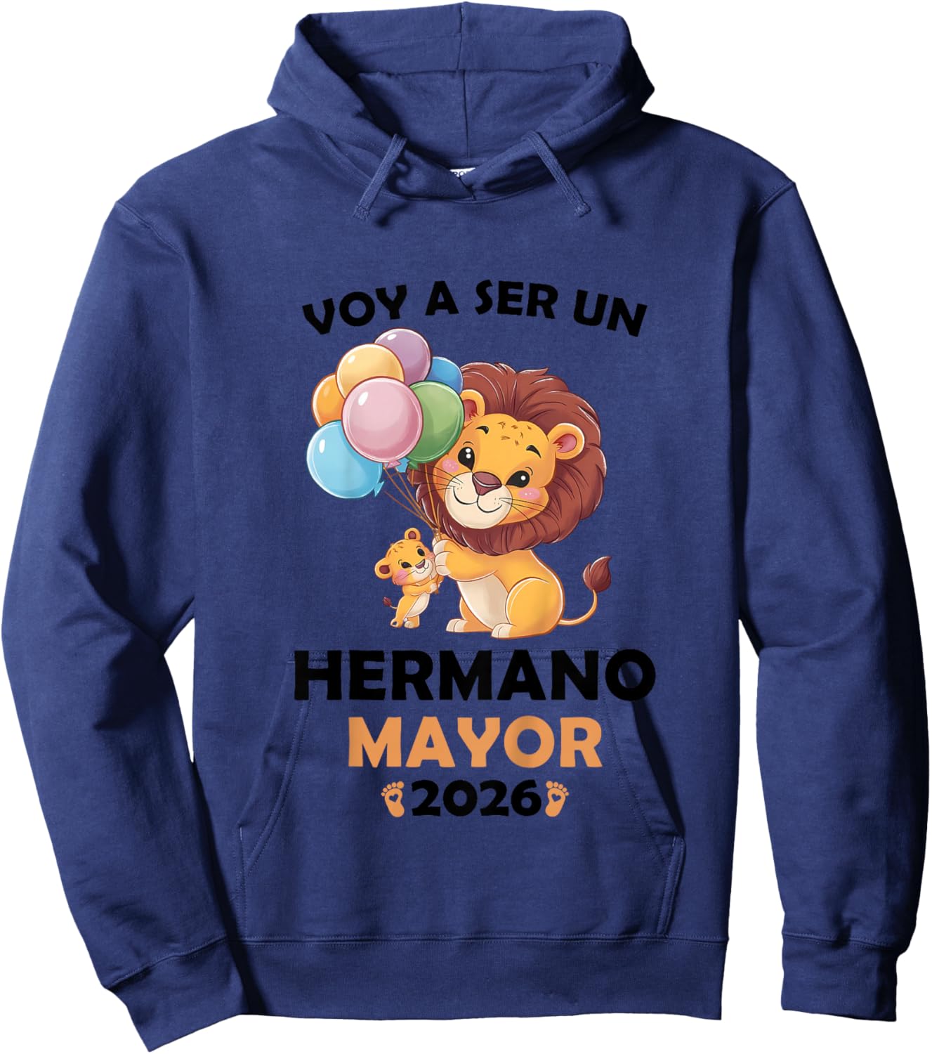 Kids Voy A Ser Hermano Mayor 2026 Big Brother 2026 in Spanish Hoodie - Hoodie | Navy