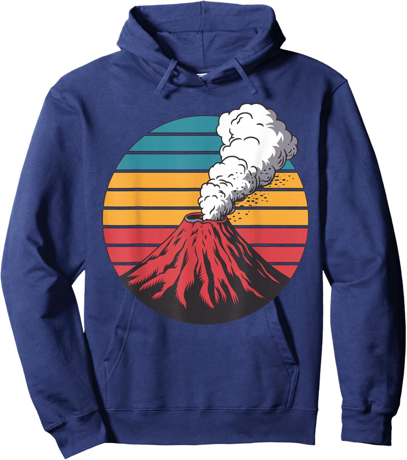 Cool Volcano Art Women Kids Geology Volcano Lover Hoodie - Hoodie | Navy