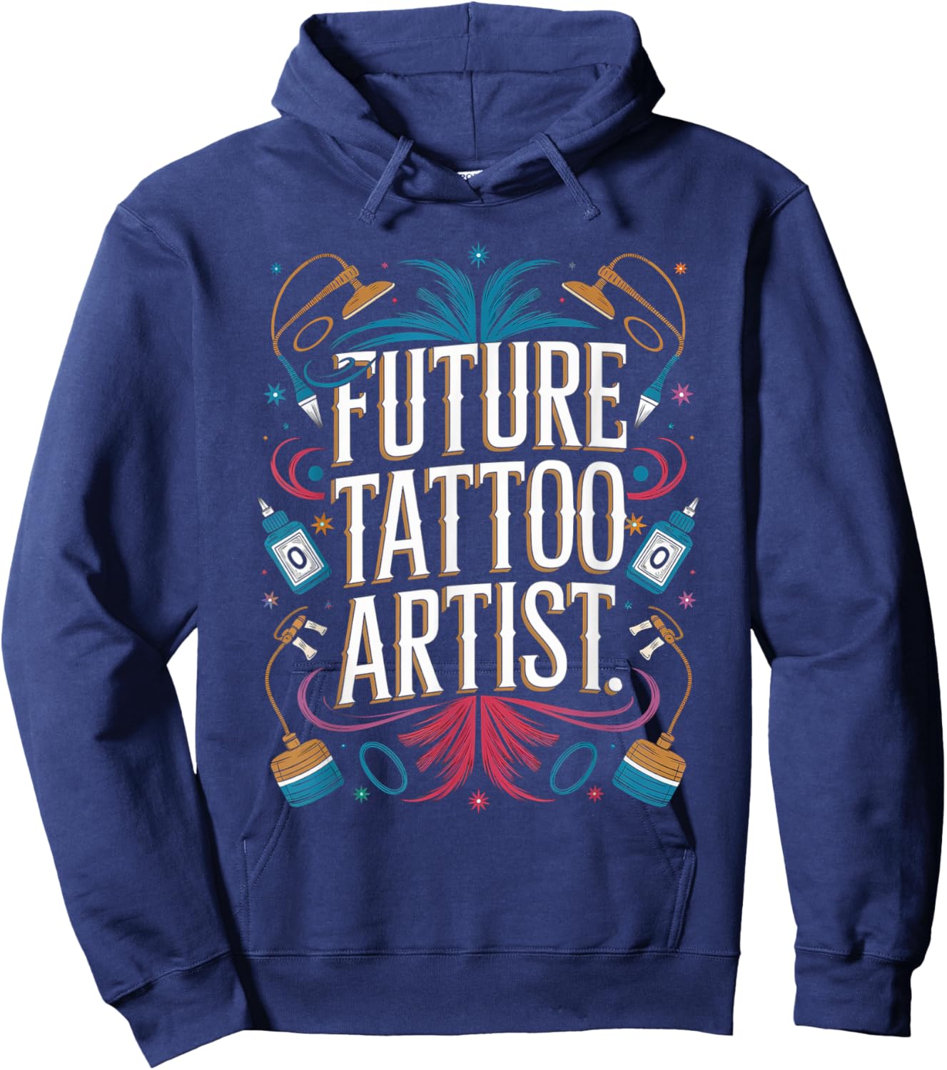 Future Tattoo Artist Graduation School Toddler Women Men Hoodie - Hoodie | Navy