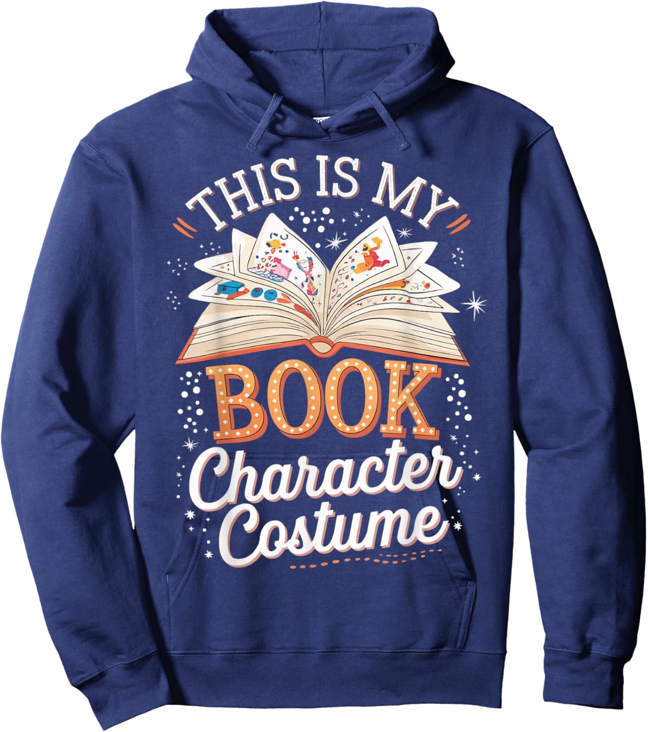 This Is My Book Character Costume Hoodie - Hoodie | Navy