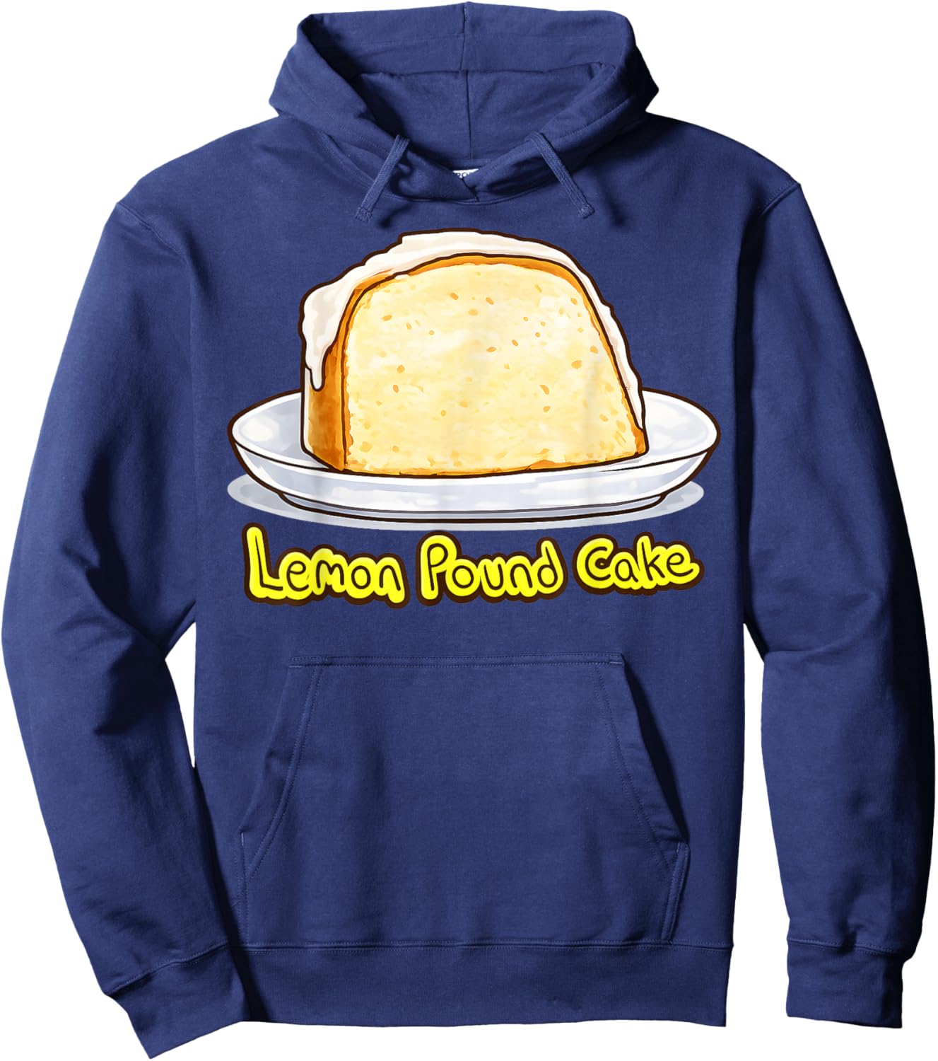 Lemon Pound Cake Hoodie - Hoodie | Navy