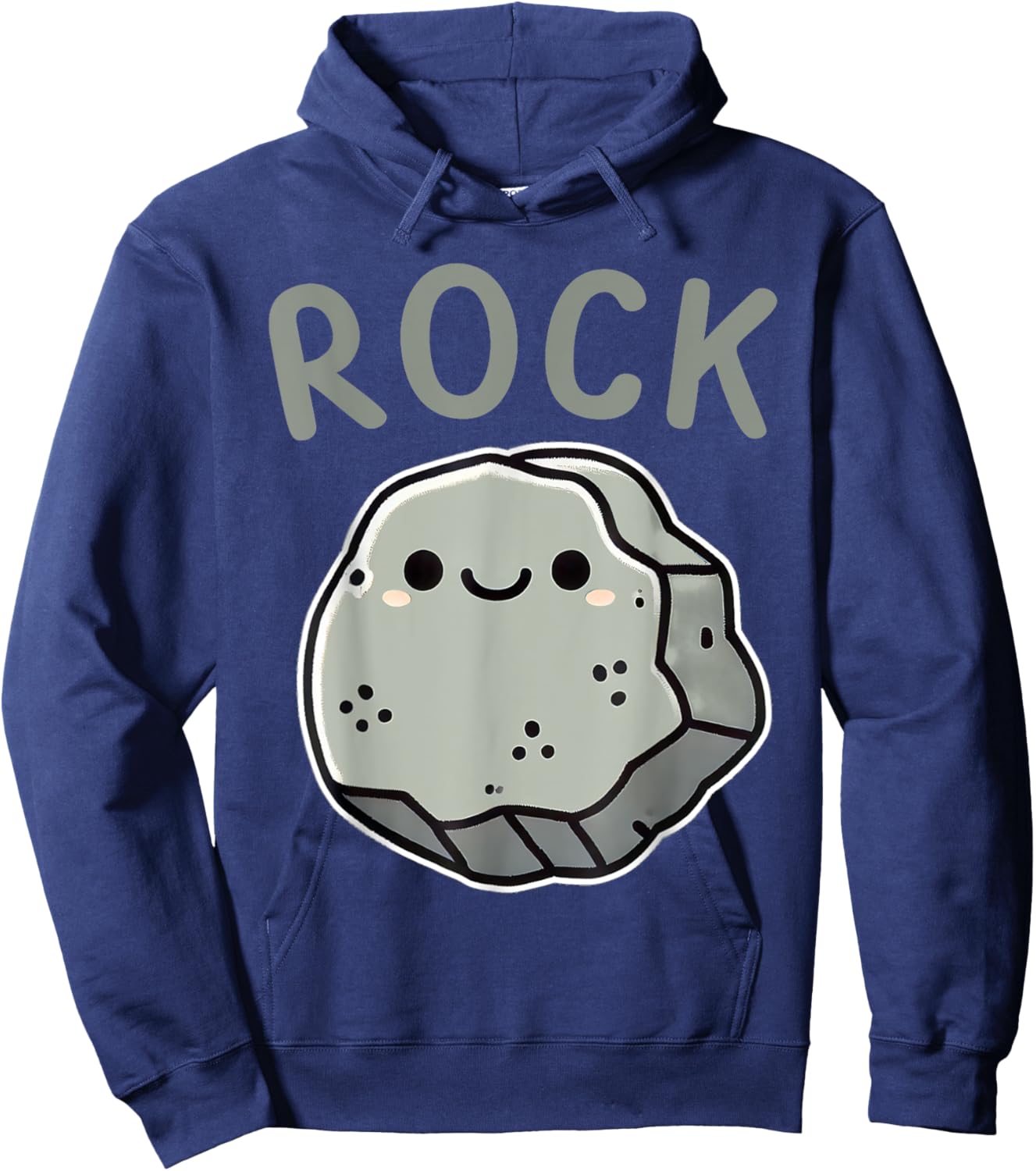 Cute Rock Paper Scissors Halloween Costumes Friend Matching Hoodie - Hoodie | Navy