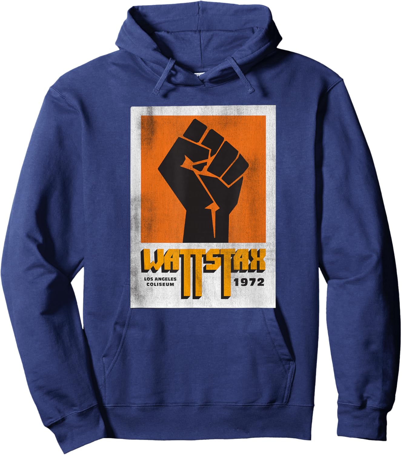 Wattstax 1972 Logo Hoodie - Hoodie | Navy