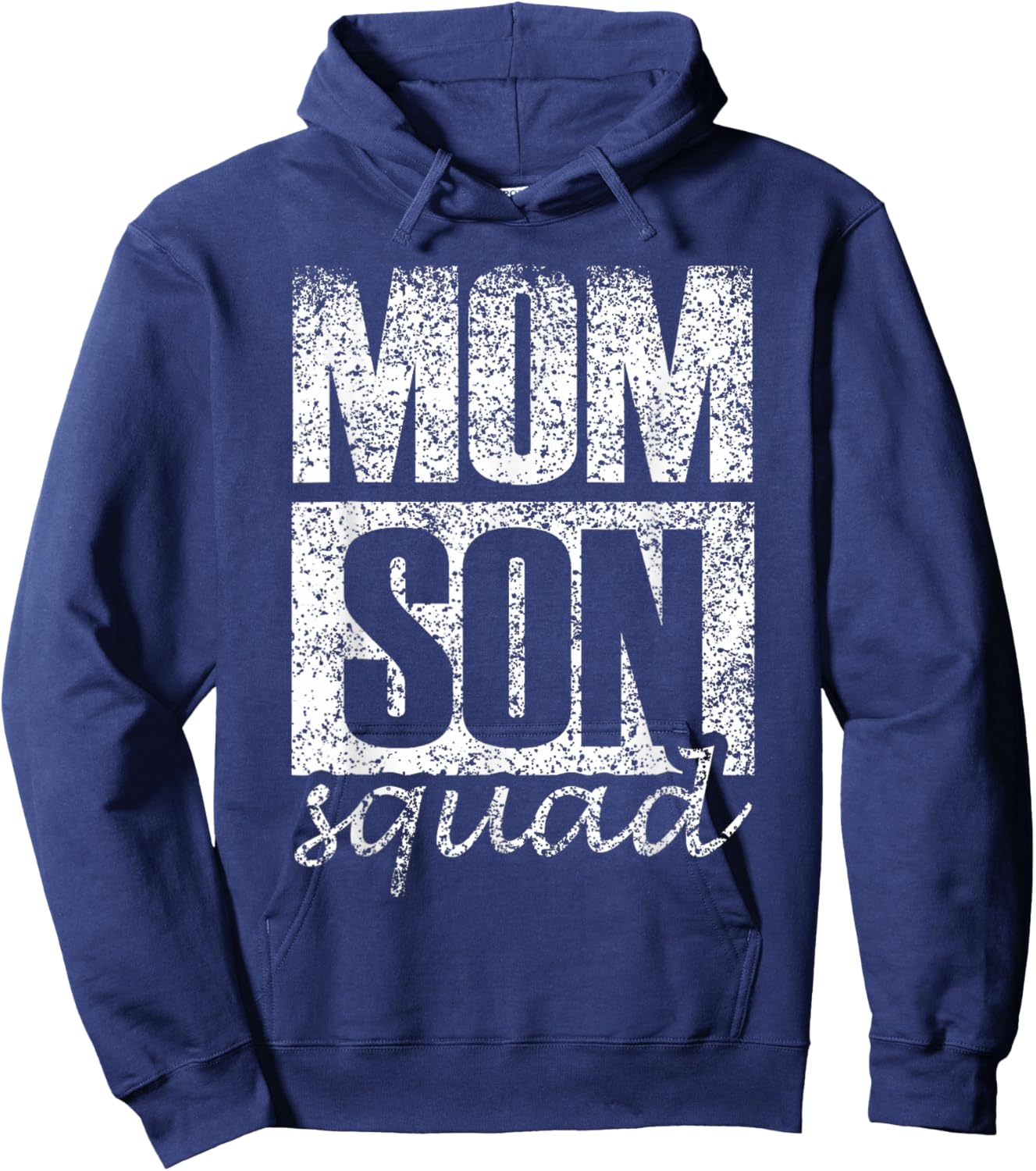 Mommy Son Squad Mother's Day Matching Mom Sons Mother Son Hoodie - Hoodie | Navy