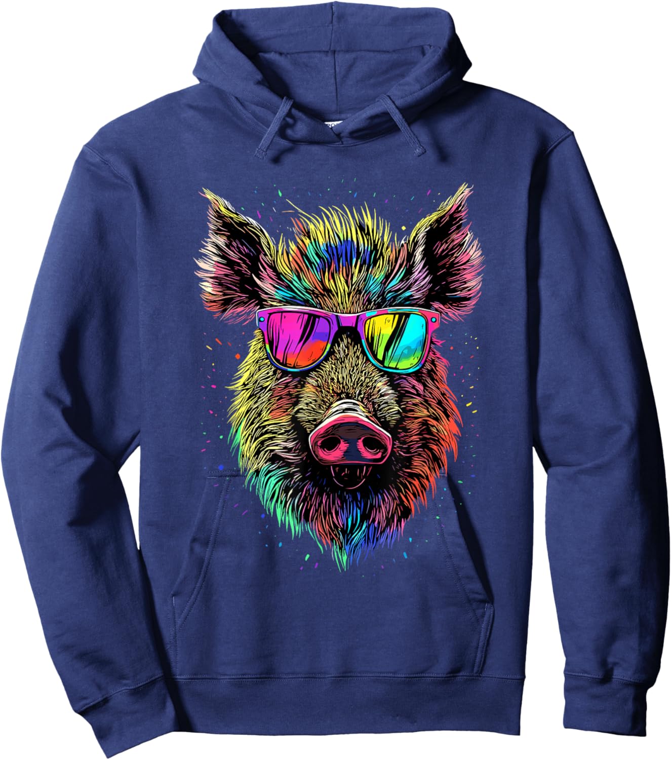 Boar Hunters Game Pigs Hoodie - Hoodie | Navy