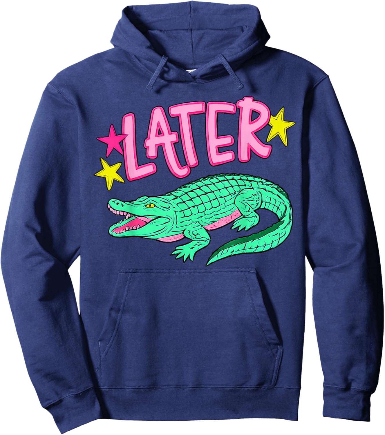 Later Gator, After While Crocodile Hoodie - Hoodie | Navy