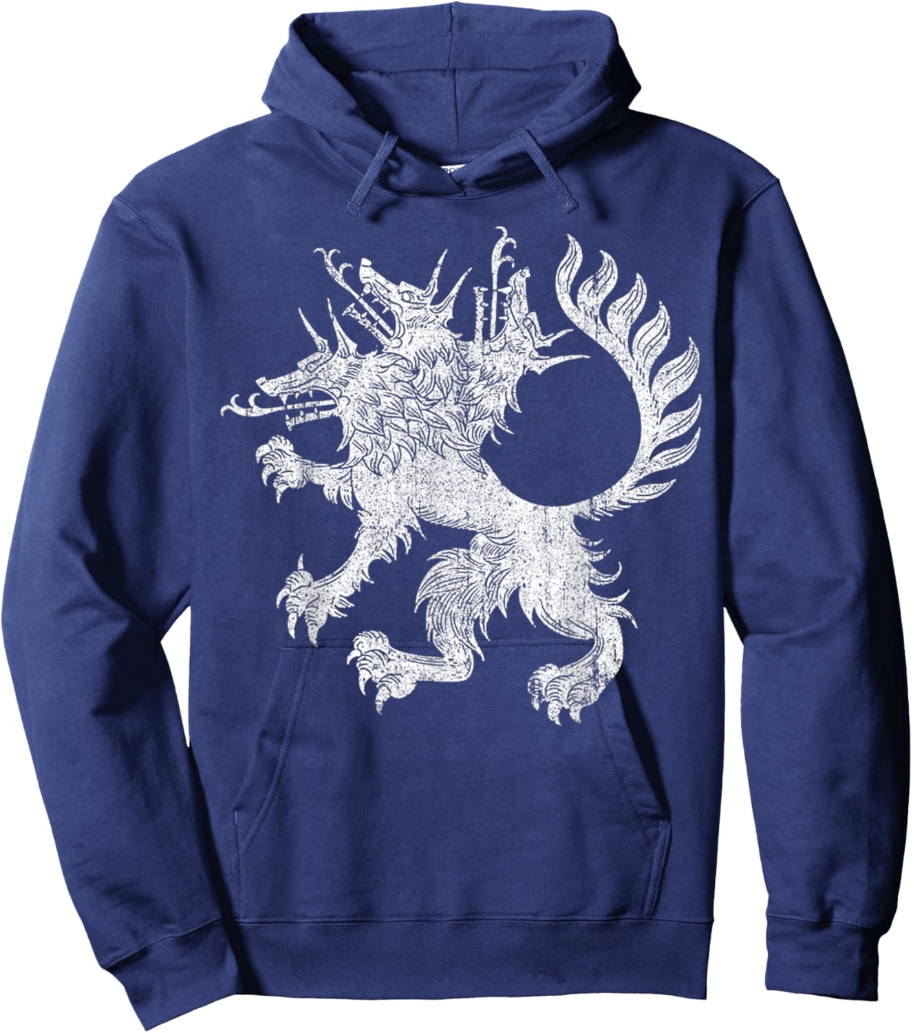 Adults, Black, Small, Short Sleeve, , Vintage Hoodie - Hoodie | Navy