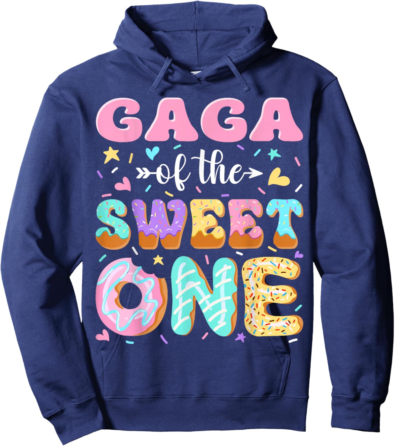 Gaga of The Sweet One First Birthday Matching Family Hoodie - Hoodie | Navy
