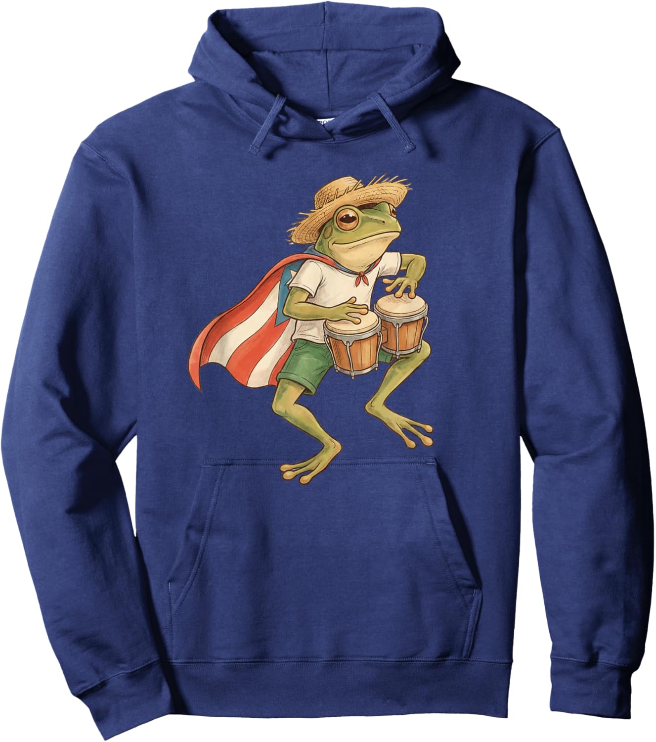 Puerto Rico Coquí Frog Music Culture Souvenir Hoodie - Hoodie | Navy