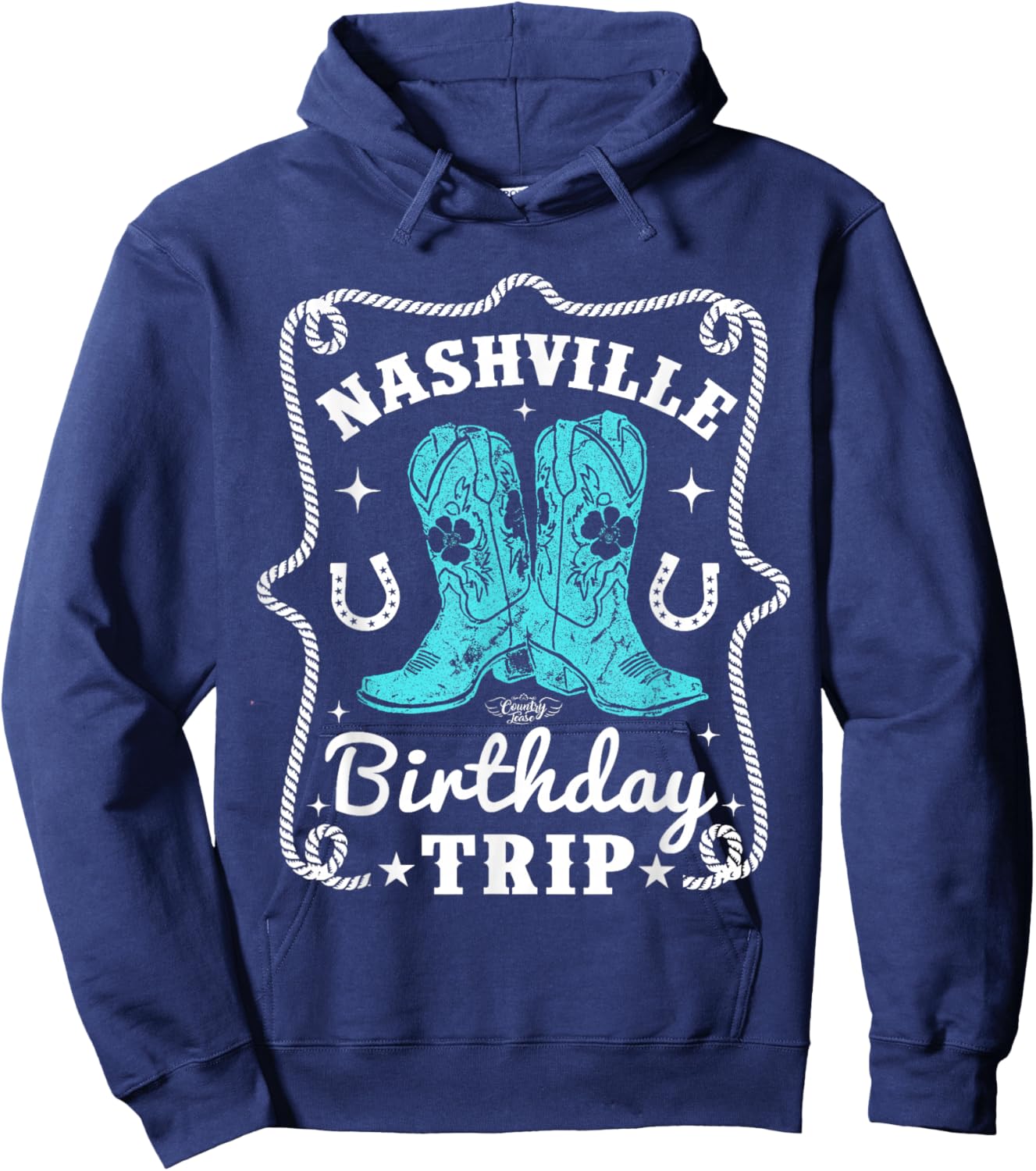 Nashville Birthday Trip Nashville Birthday Hoodie - Hoodie | Navy