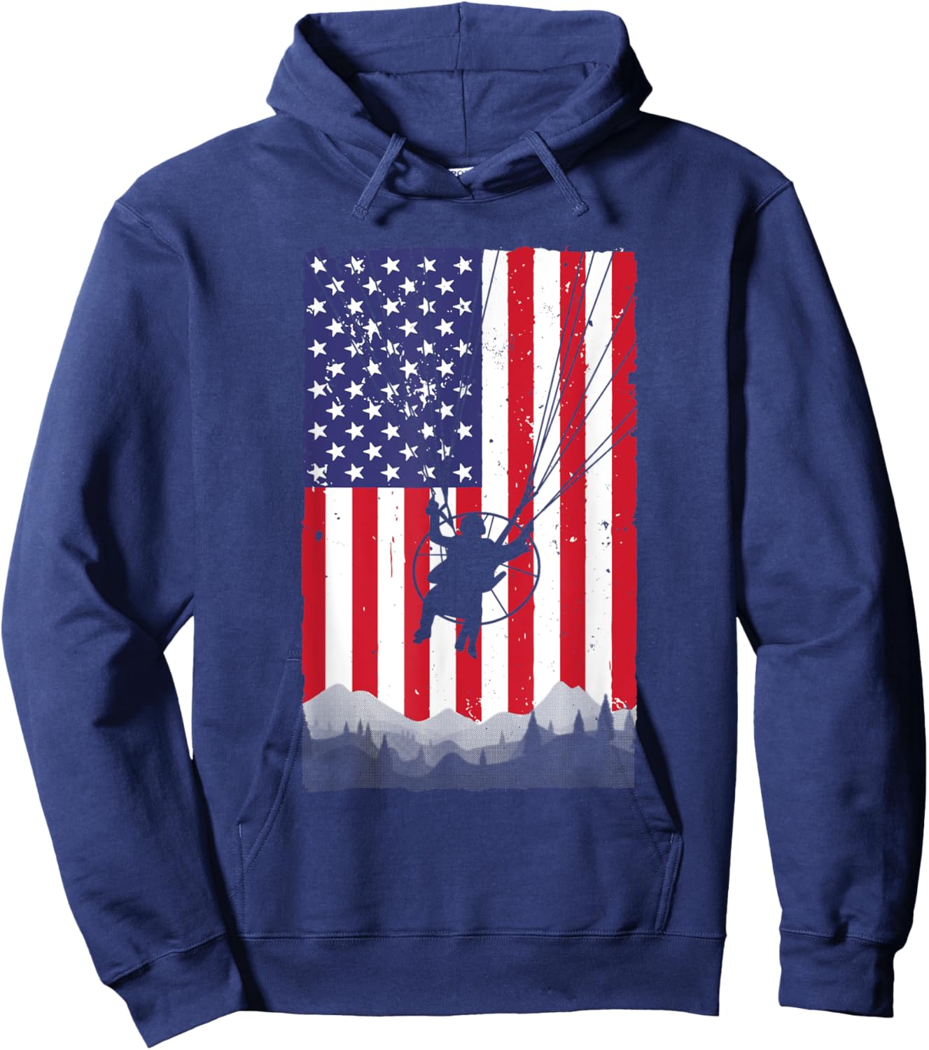 Cool Paramotor Art Women Paragliding Lover Paramotor Hoodie - Hoodie | Navy