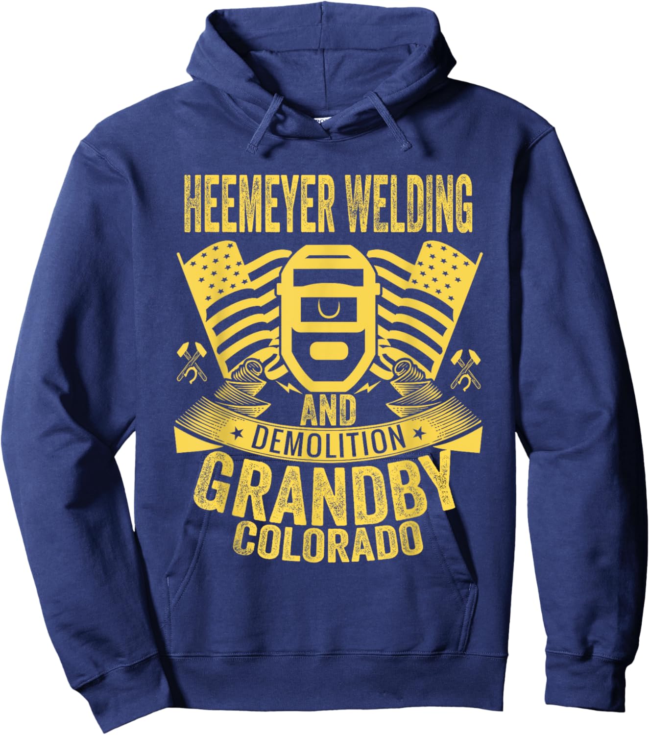 Heemeyer Welding and Demolition Grandby Colorado heemeyer Hoodie - Hoodie | Navy
