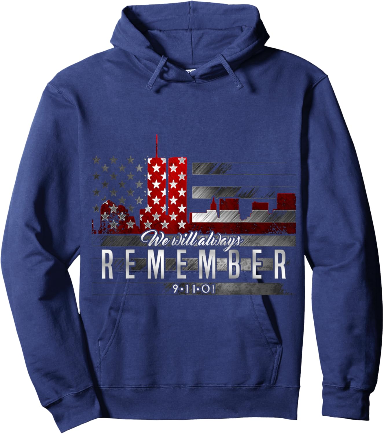 September 11th - REMEMBER Hoodie - Hoodie | Navy
