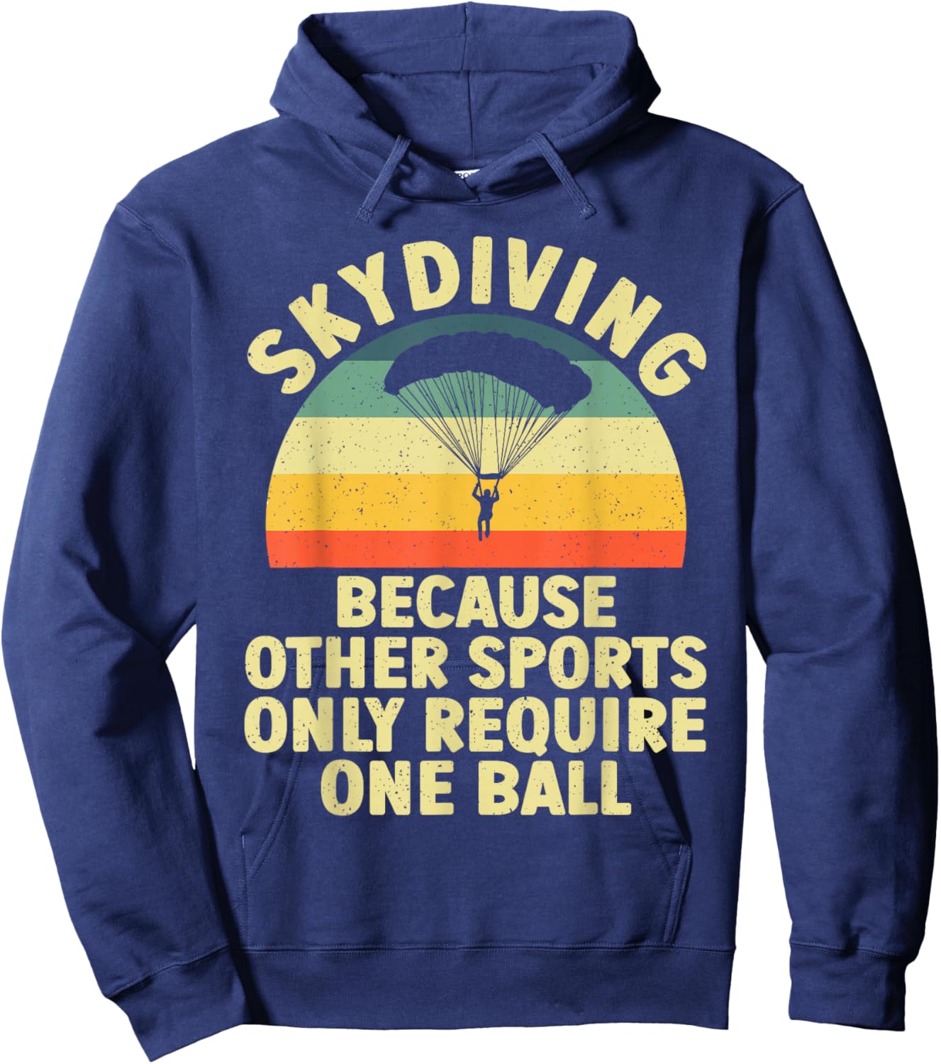 Skydiving Design Women Skydiver Parachute Sky Diving Hoodie - Hoodie | Navy