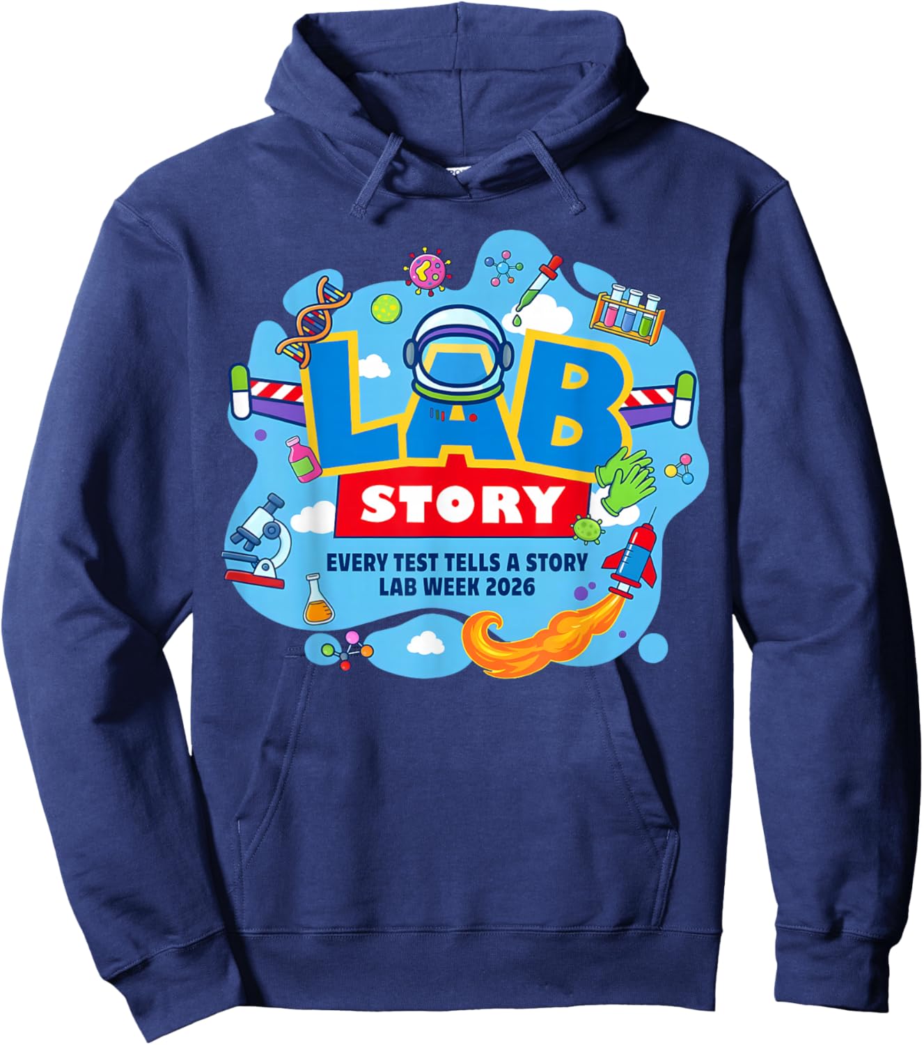 Lab Week 2026 Medical Laboratory Technician Team Hoodie - Hoodie | Navy