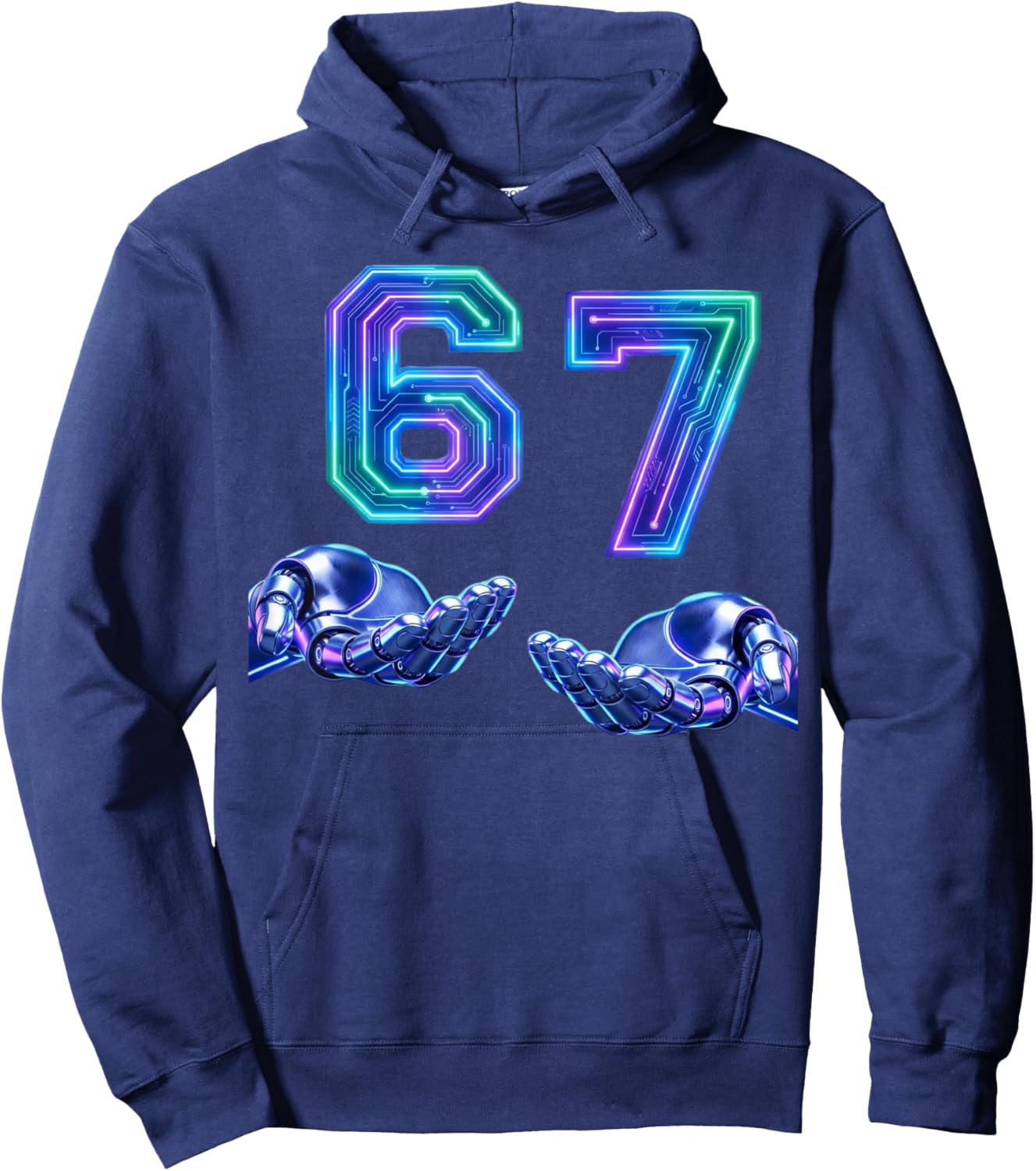 Funny Meme 67 6 7 6/7 6-7 Costumes Shirt for Boys Girls Kids Hoodie - Hoodie | Navy