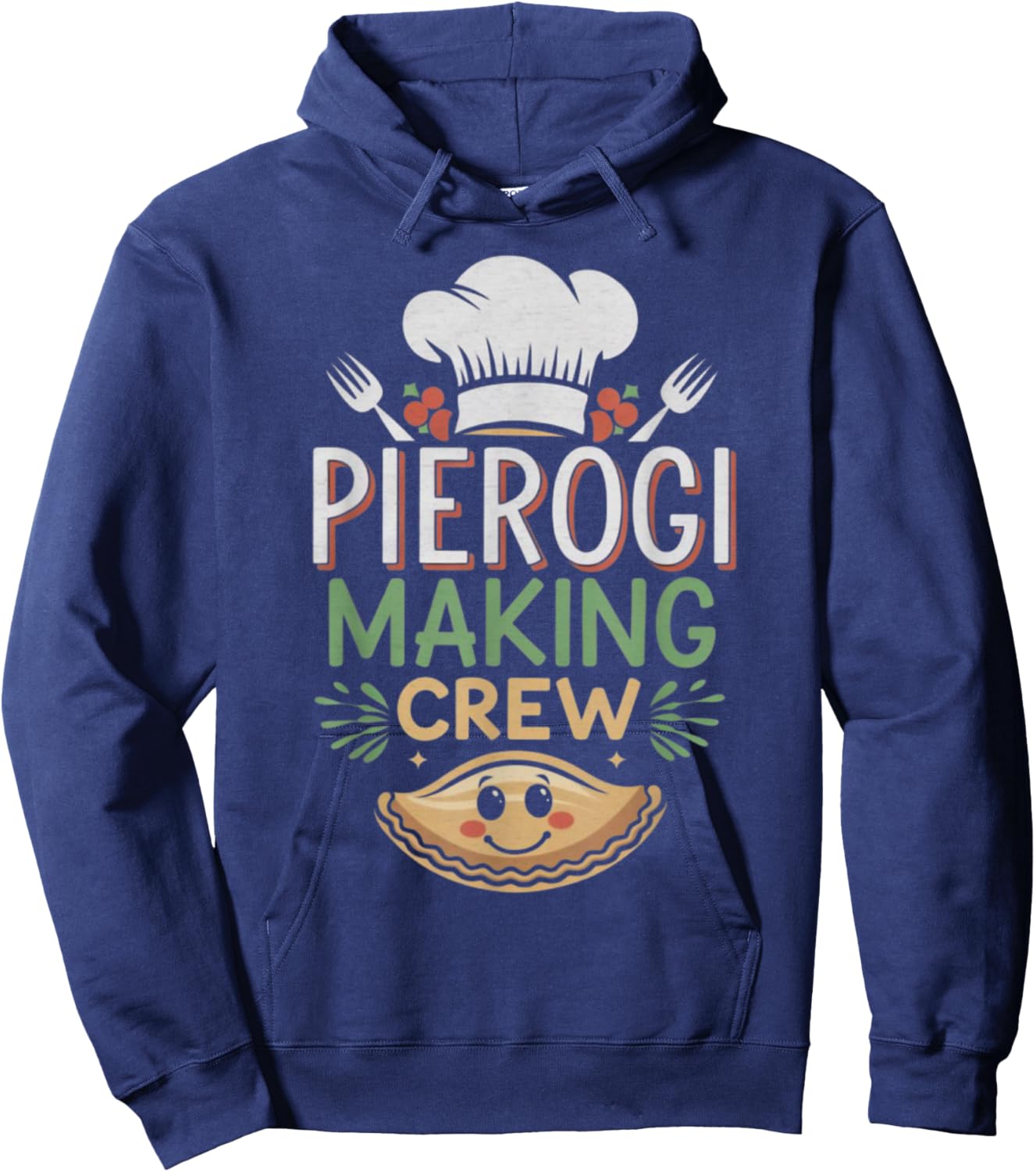 Pierogi Making Crew Christmas Shirt – Funny Polish Xmas Hoodie - Hoodie | Navy