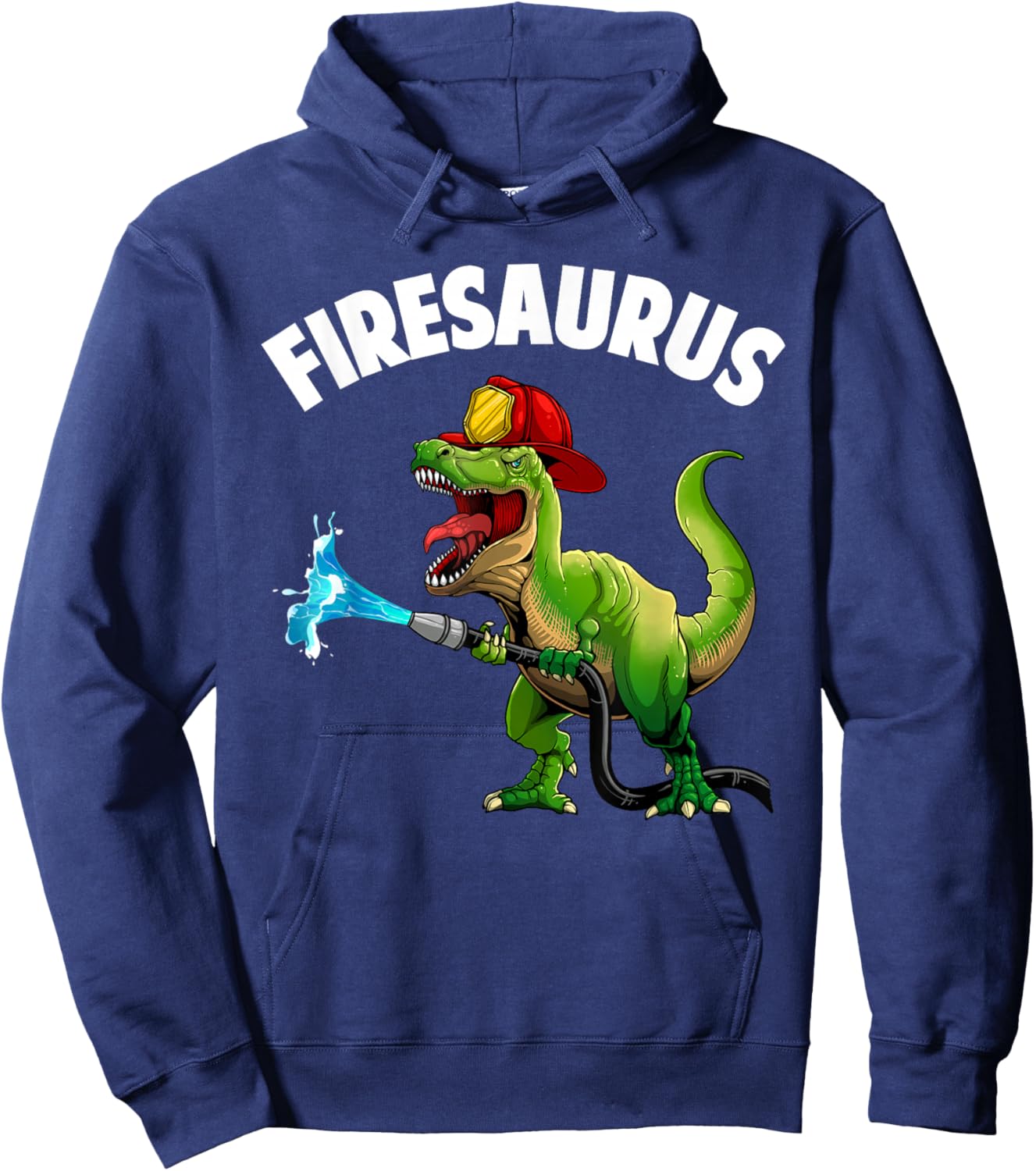 Future Firefighter Art for Boys Kids Fire Department Fireman Hoodie - Hoodie | Navy