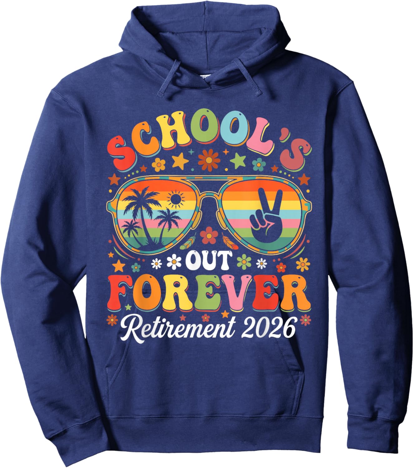 Teacher Summer Hoodie - Hoodie | Navy