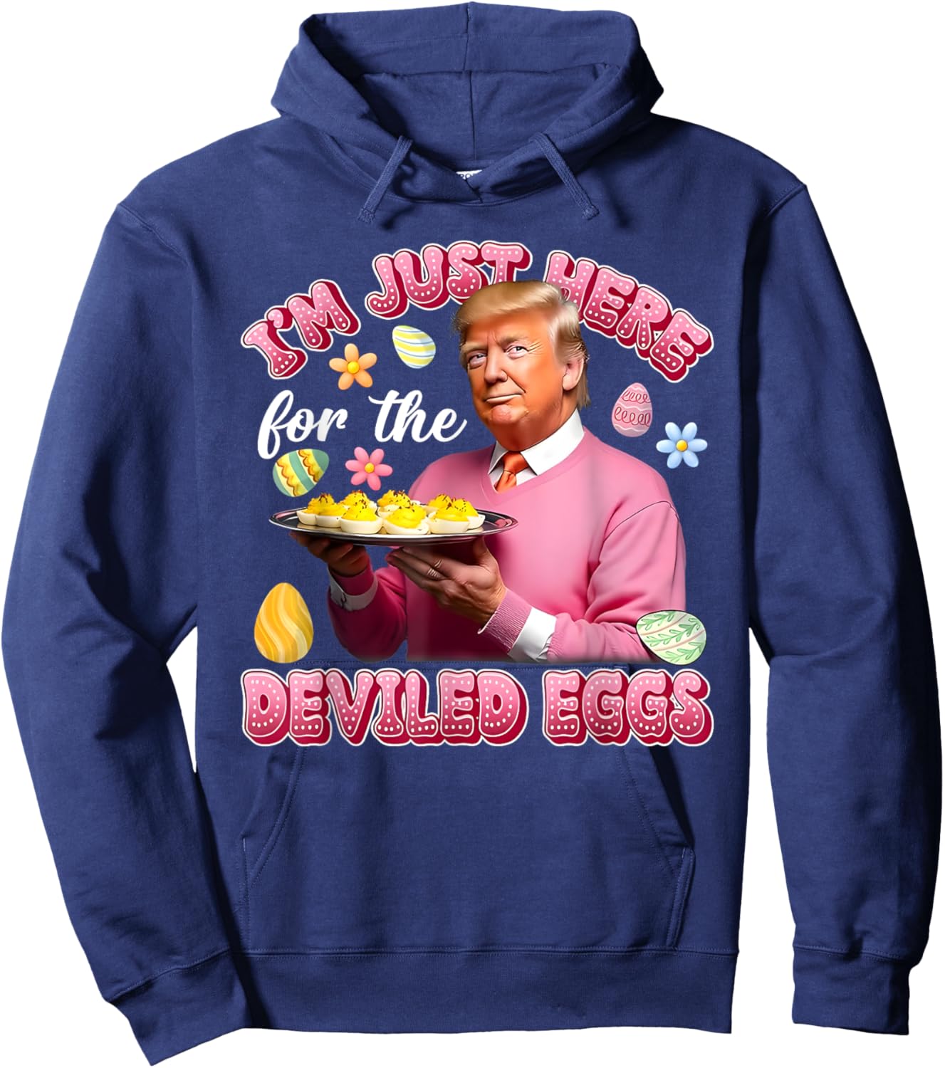 I'm Just Here For The Deviled Eggs Hoodie - Hoodie | Navy