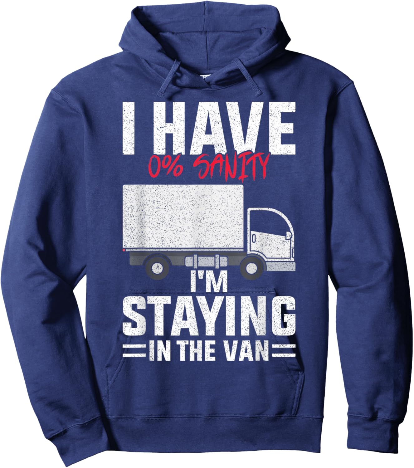 Funny I'm Staying In Tha Van Phasmophobia man women Hoodie - Hoodie | Navy