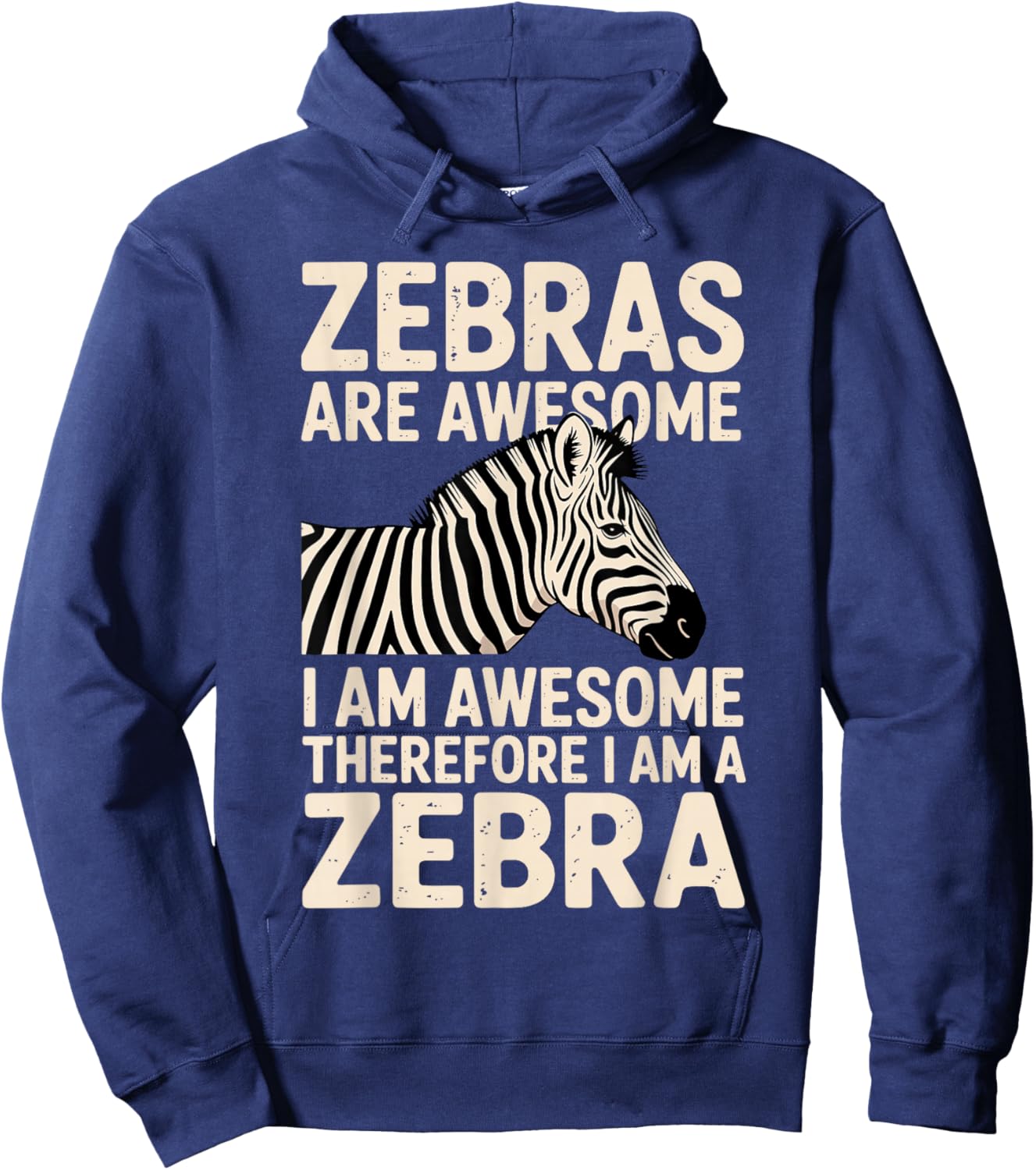 Zebra Costume Women Kids Toddler Zebra Print Zebra Hoodie - Hoodie | Navy