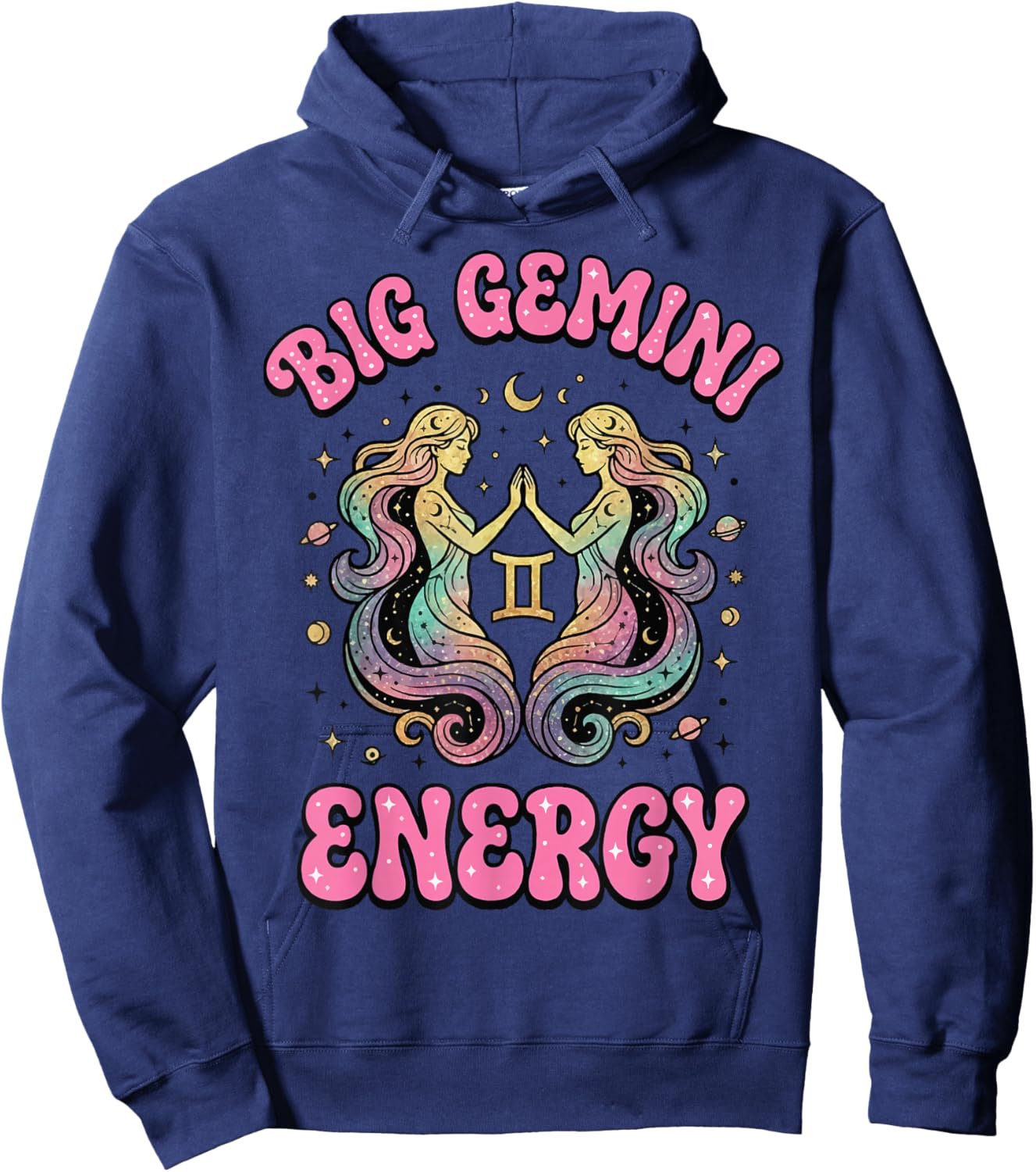 Big Gemini Energy Hoodie - Hoodie | Navy
