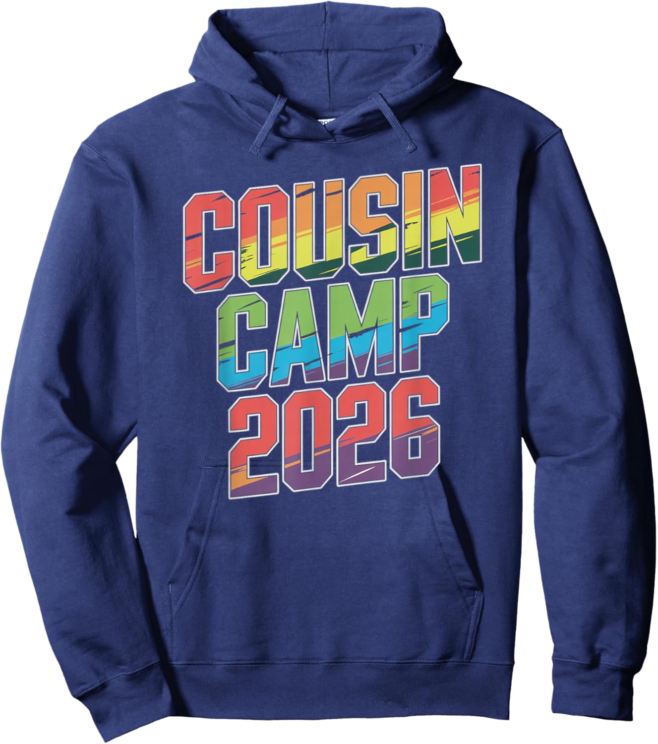 Funny Cousin Camp 2026 Reunion Squad Crew Tribe Grandpa Hoodie - Hoodie | Navy